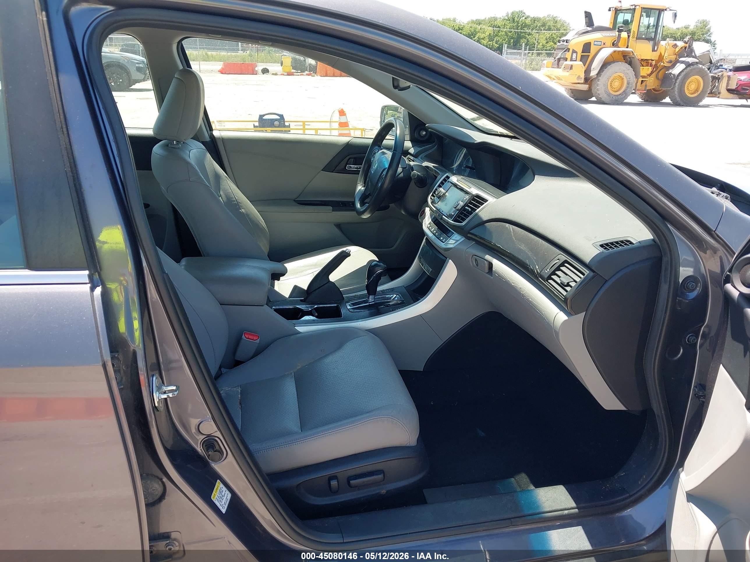 2013 Honda Accord Ex-l Gray vin: 1HGCR2F86DA134038
