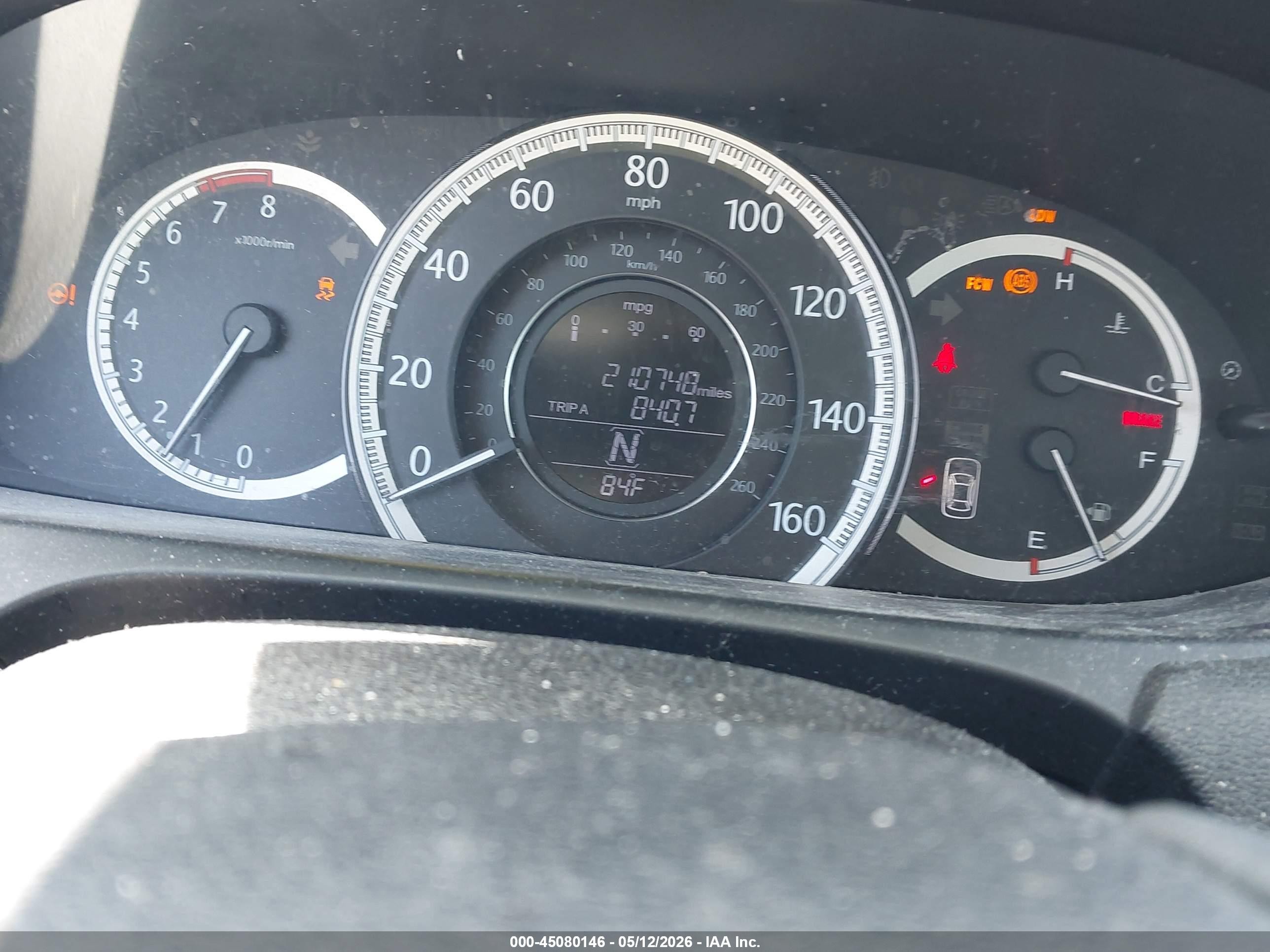 2013 Honda Accord Ex-l Gray vin: 1HGCR2F86DA134038