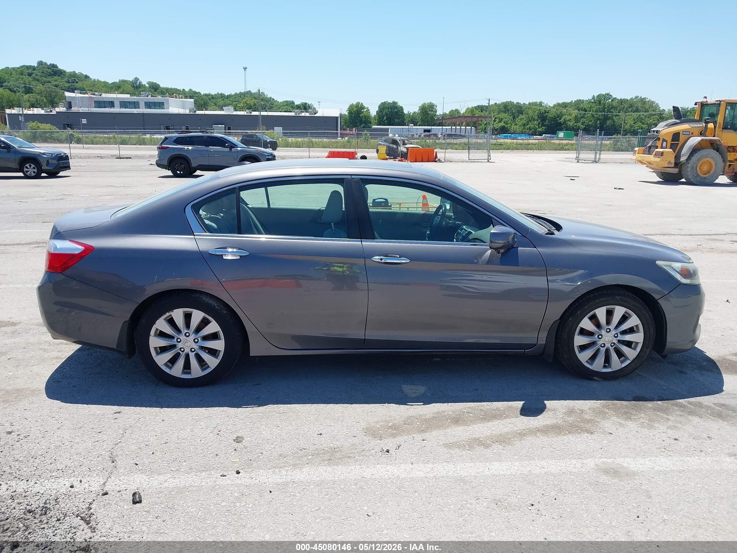 2013 Honda Accord Ex-l Gray vin: 1HGCR2F86DA134038