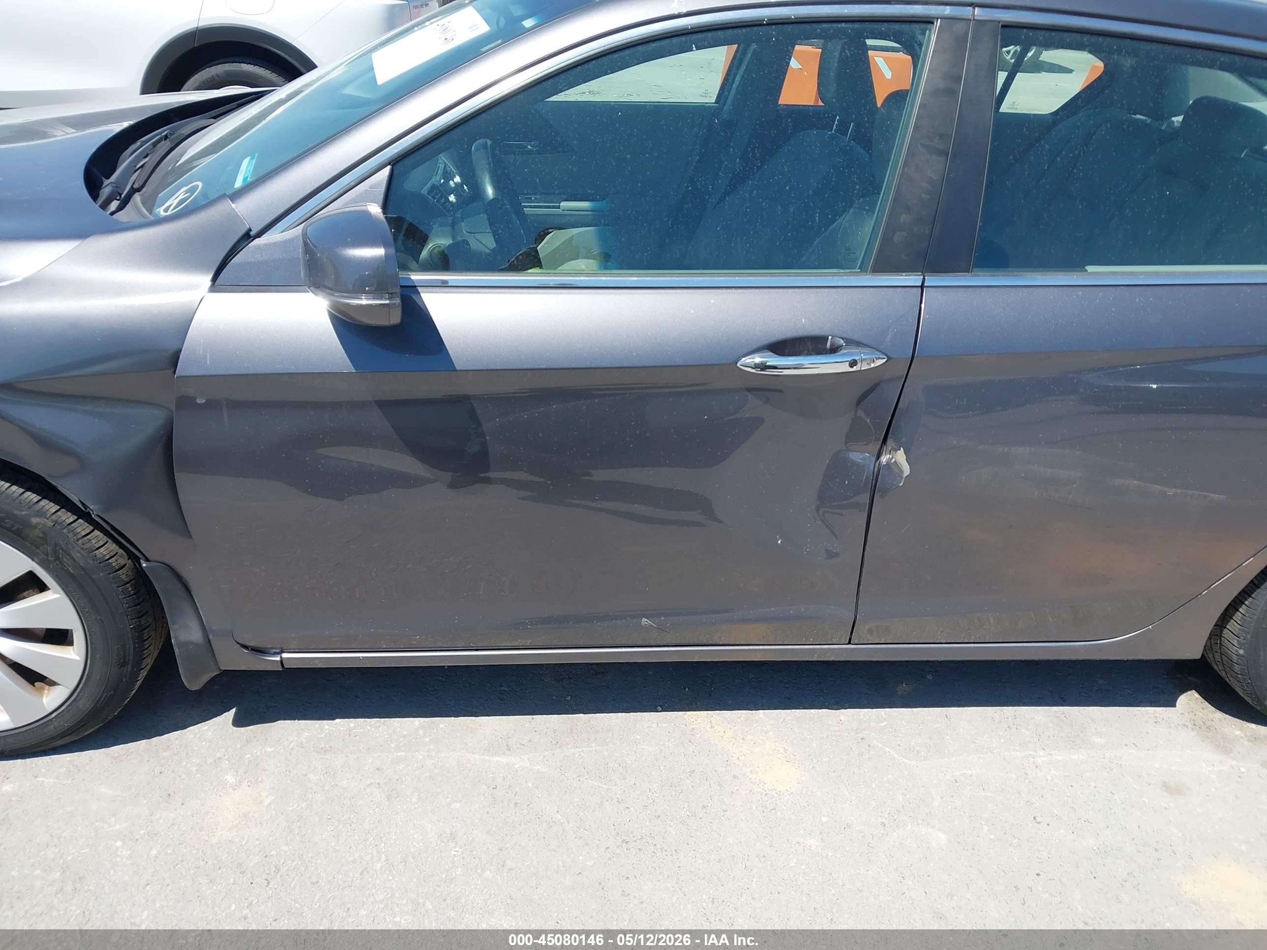 2013 Honda Accord Ex-l Gray vin: 1HGCR2F86DA134038
