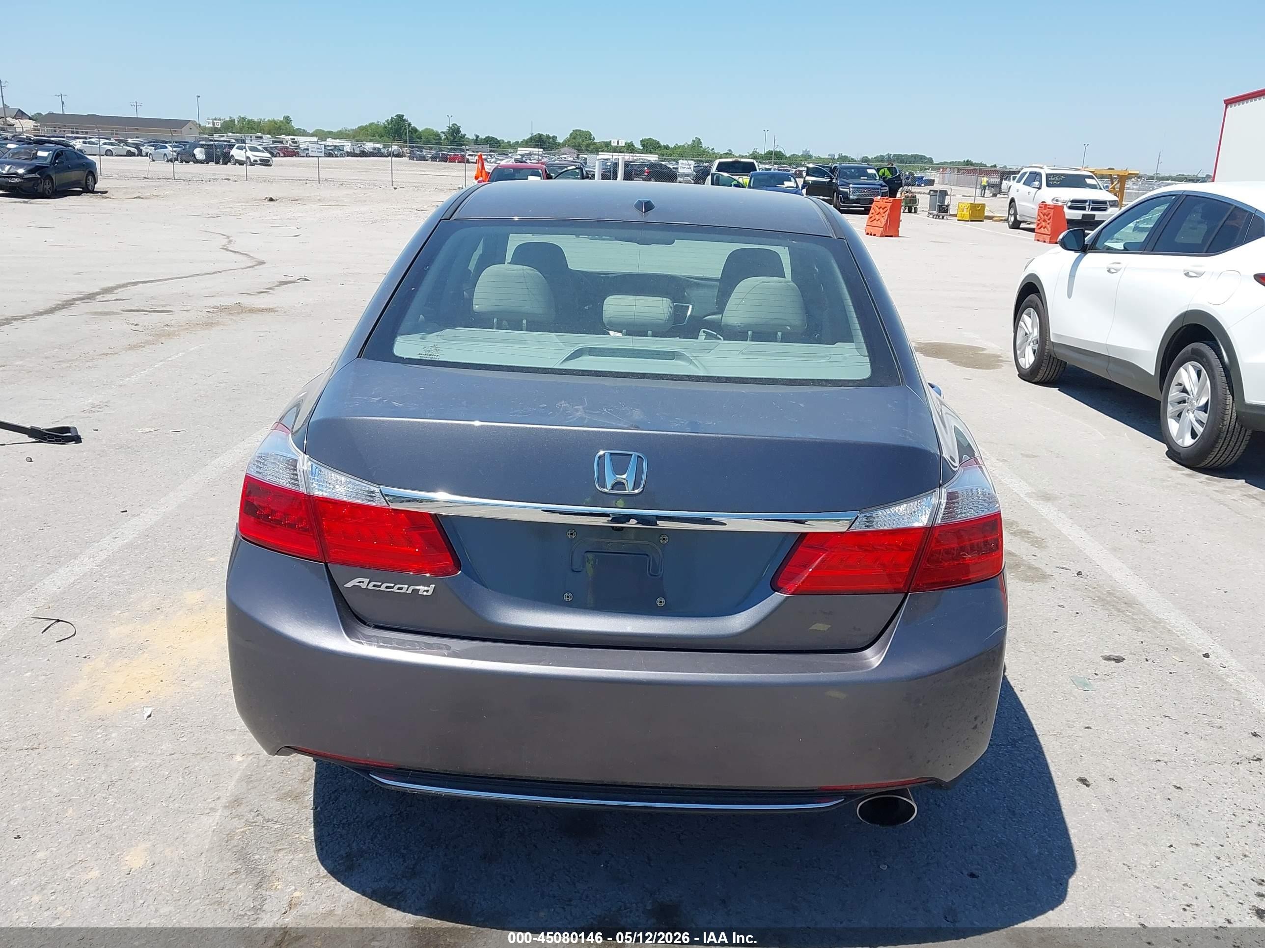 2013 Honda Accord Ex-l Gray vin: 1HGCR2F86DA134038