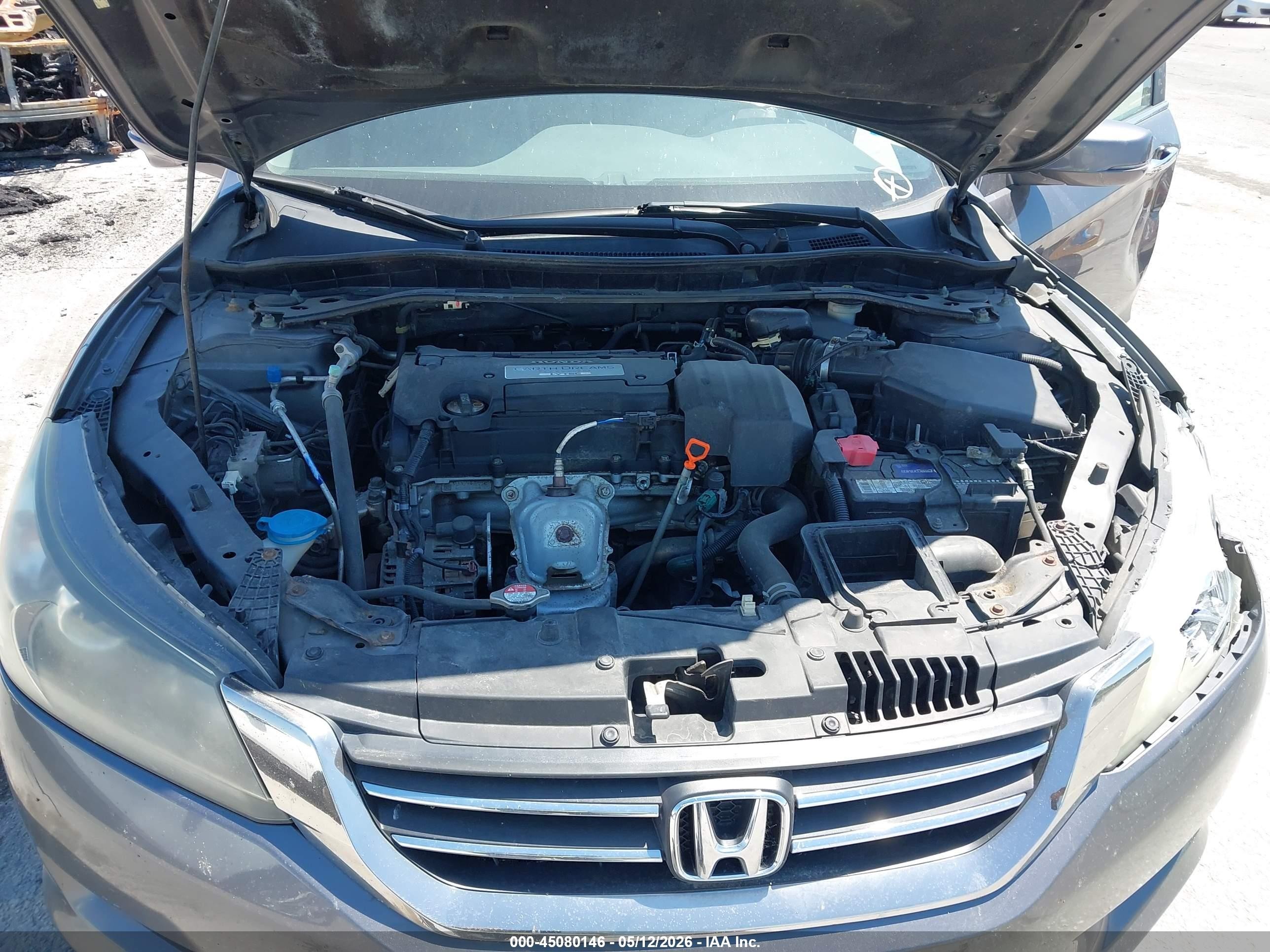 2013 Honda Accord Ex-l Gray vin: 1HGCR2F86DA134038