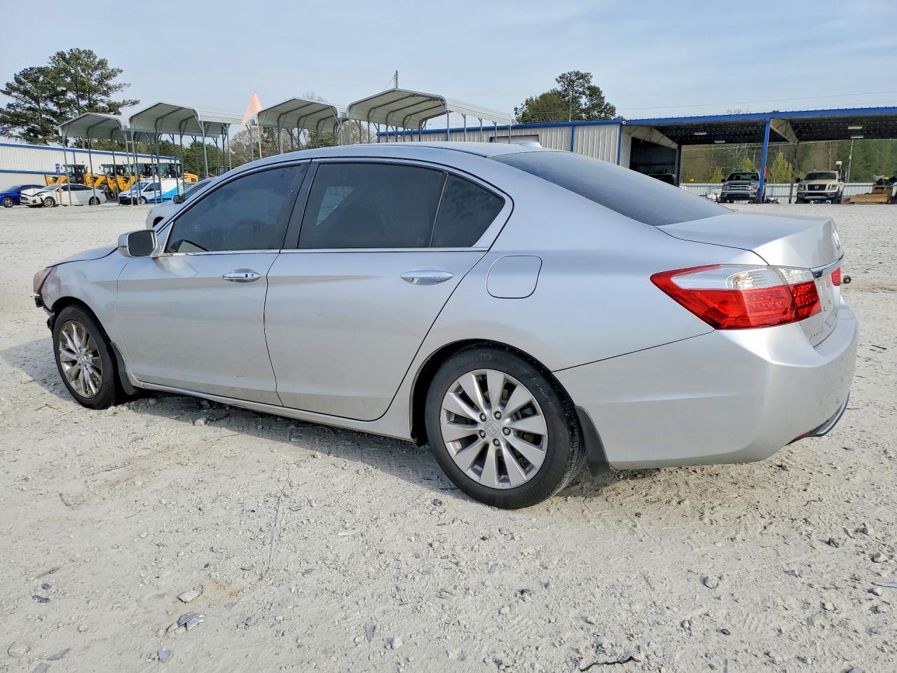 2013 Honda Accord Exl Silver vin: 1HGCR2F86DA136842