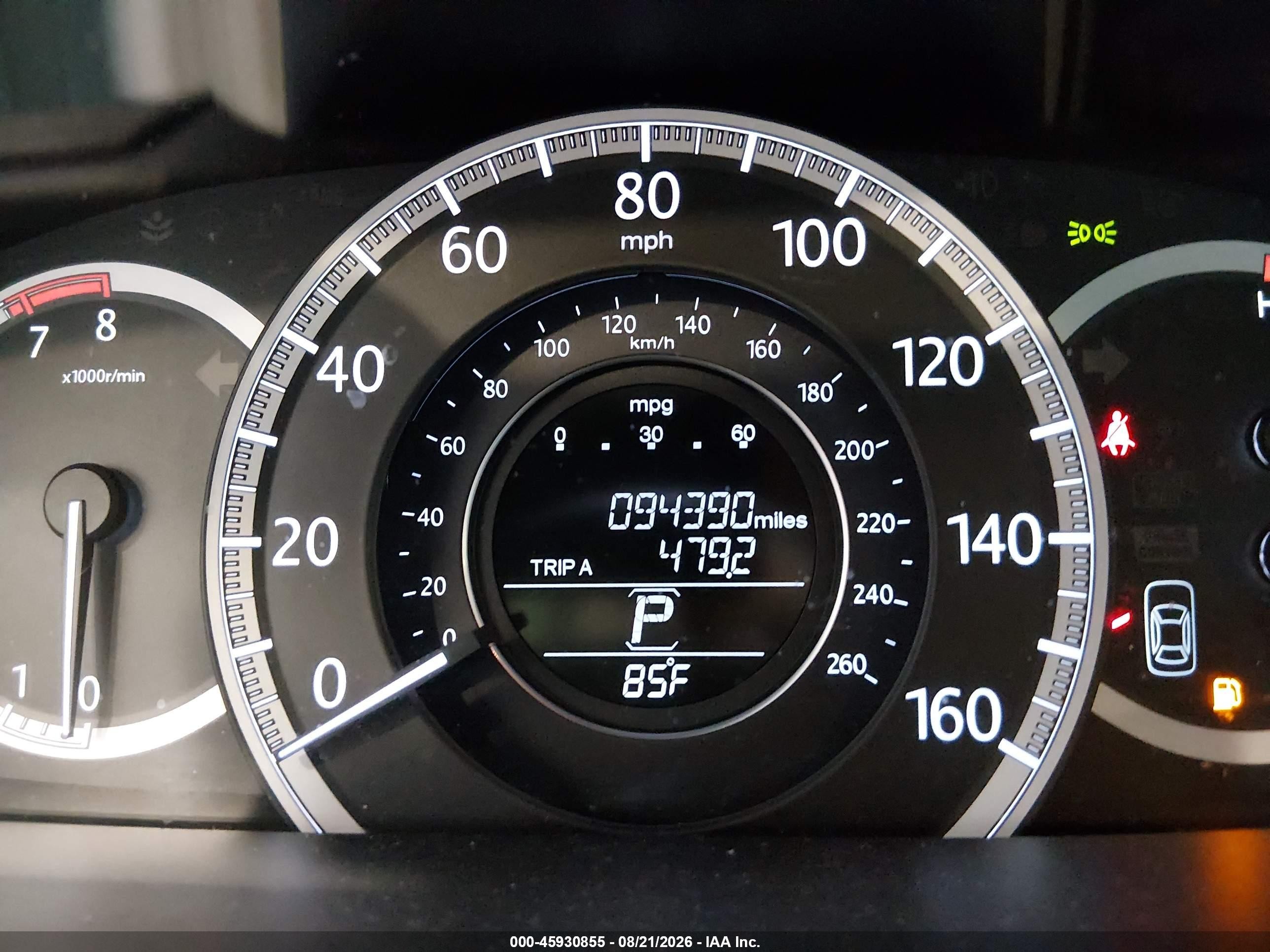 2013 Honda Accord Ex-l Burgundy vin: 1HGCR2F86DA143905