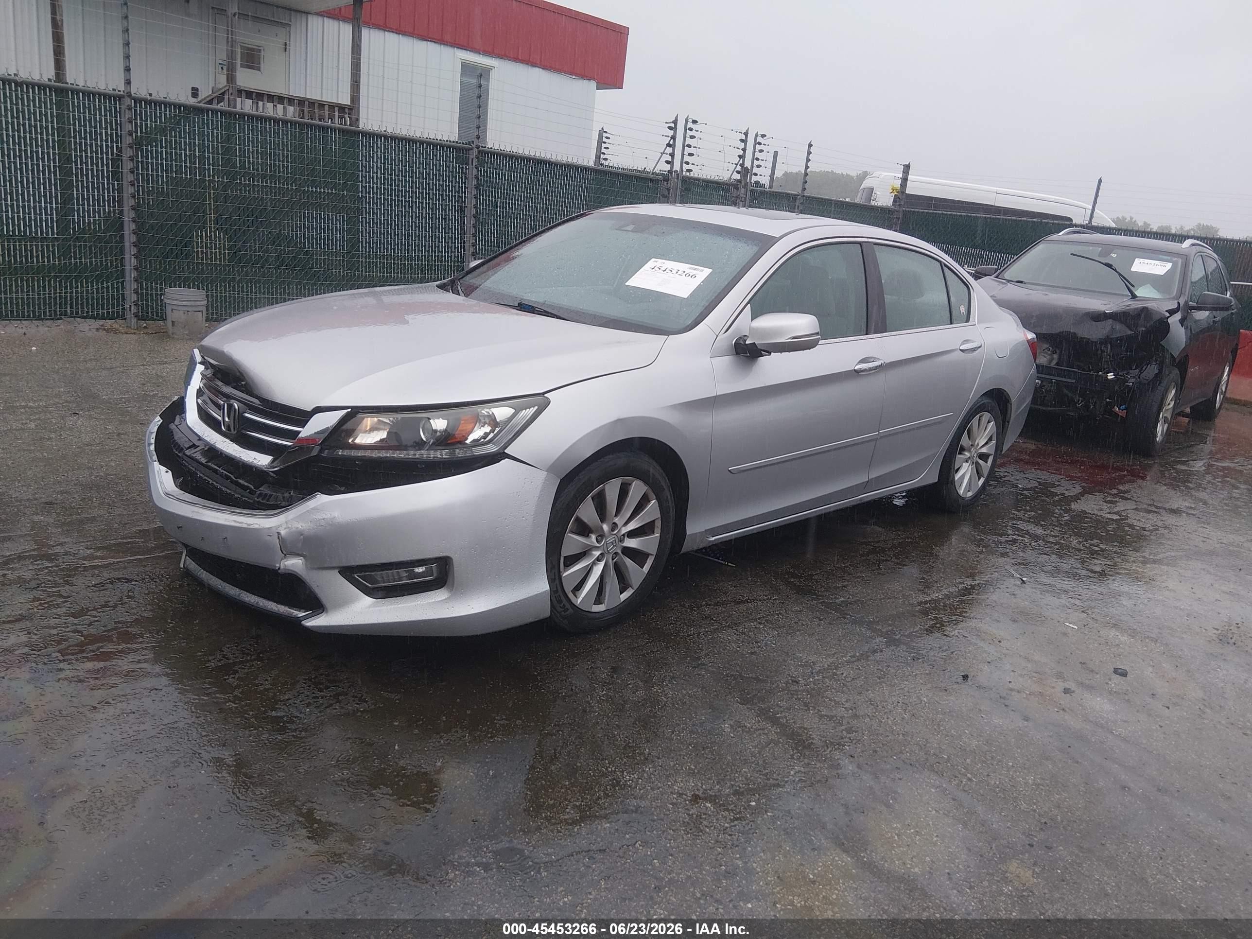 2013 Honda Accord Ex-l Серебряный vin: 1HGCR2F86DA169002