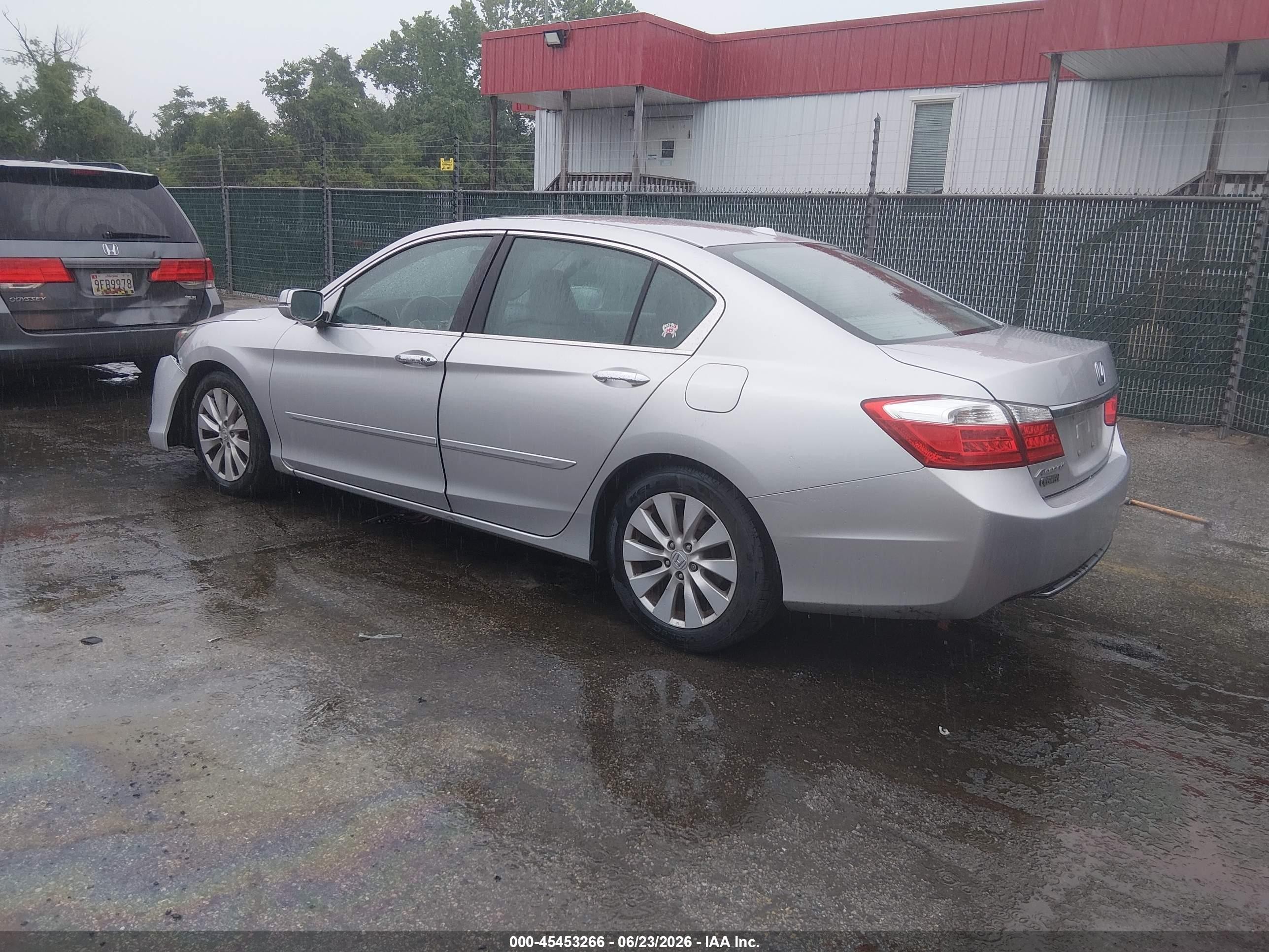 2013 Honda Accord Ex-l Серебряный vin: 1HGCR2F86DA169002