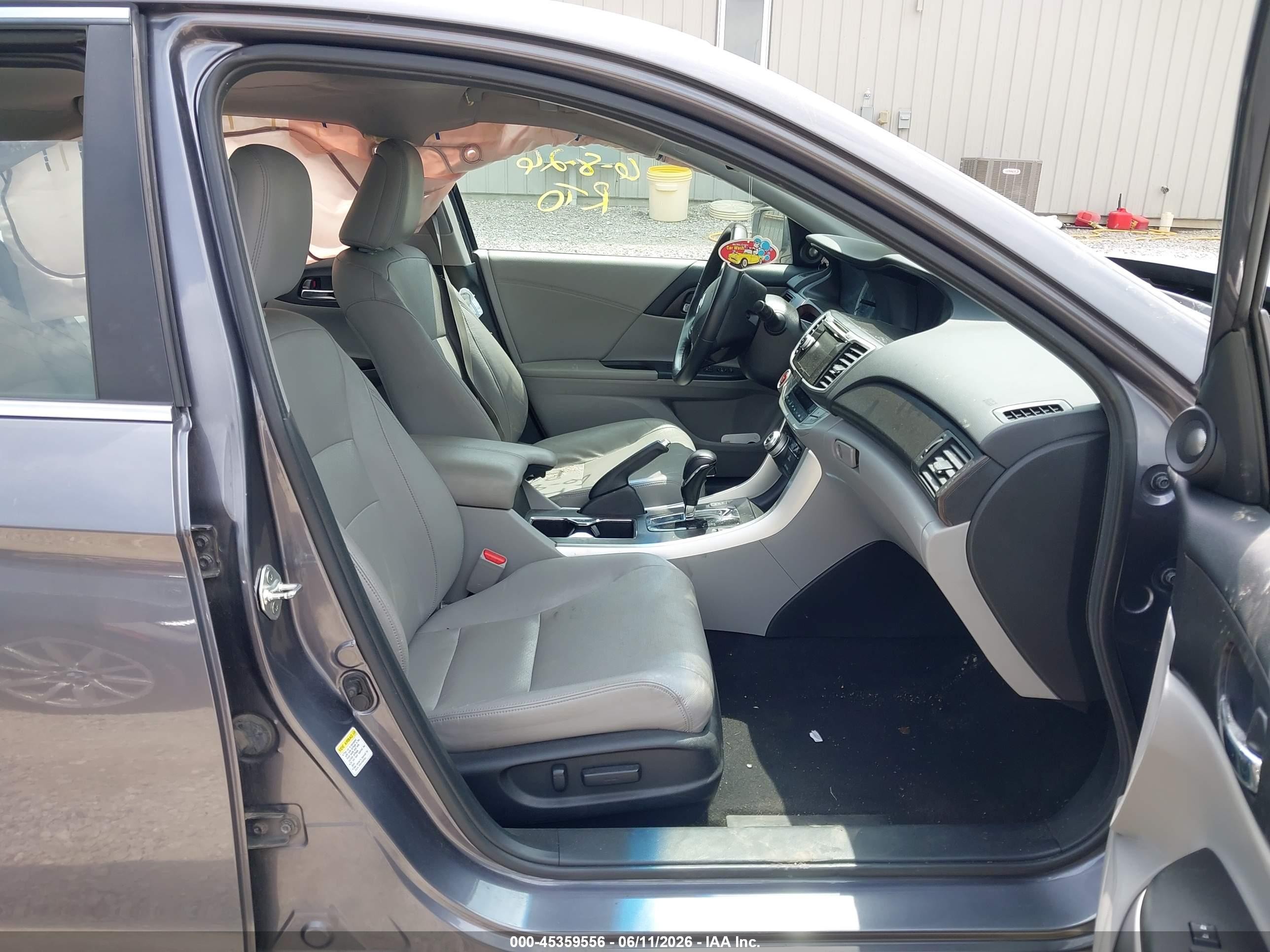 2013 Honda Accord Ex-l Gray vin: 1HGCR2F86DA170411