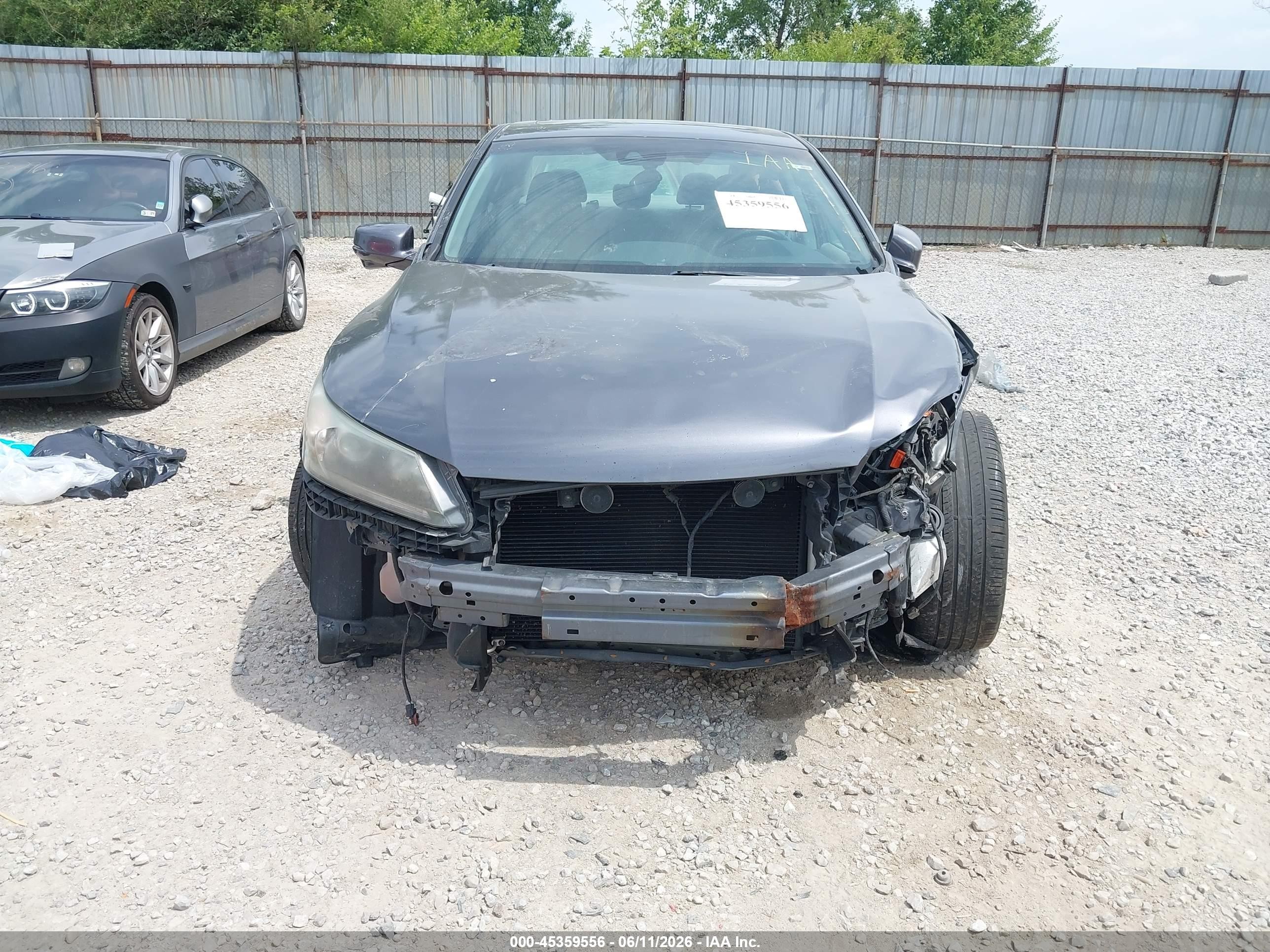 2013 Honda Accord Ex-l Gray vin: 1HGCR2F86DA170411