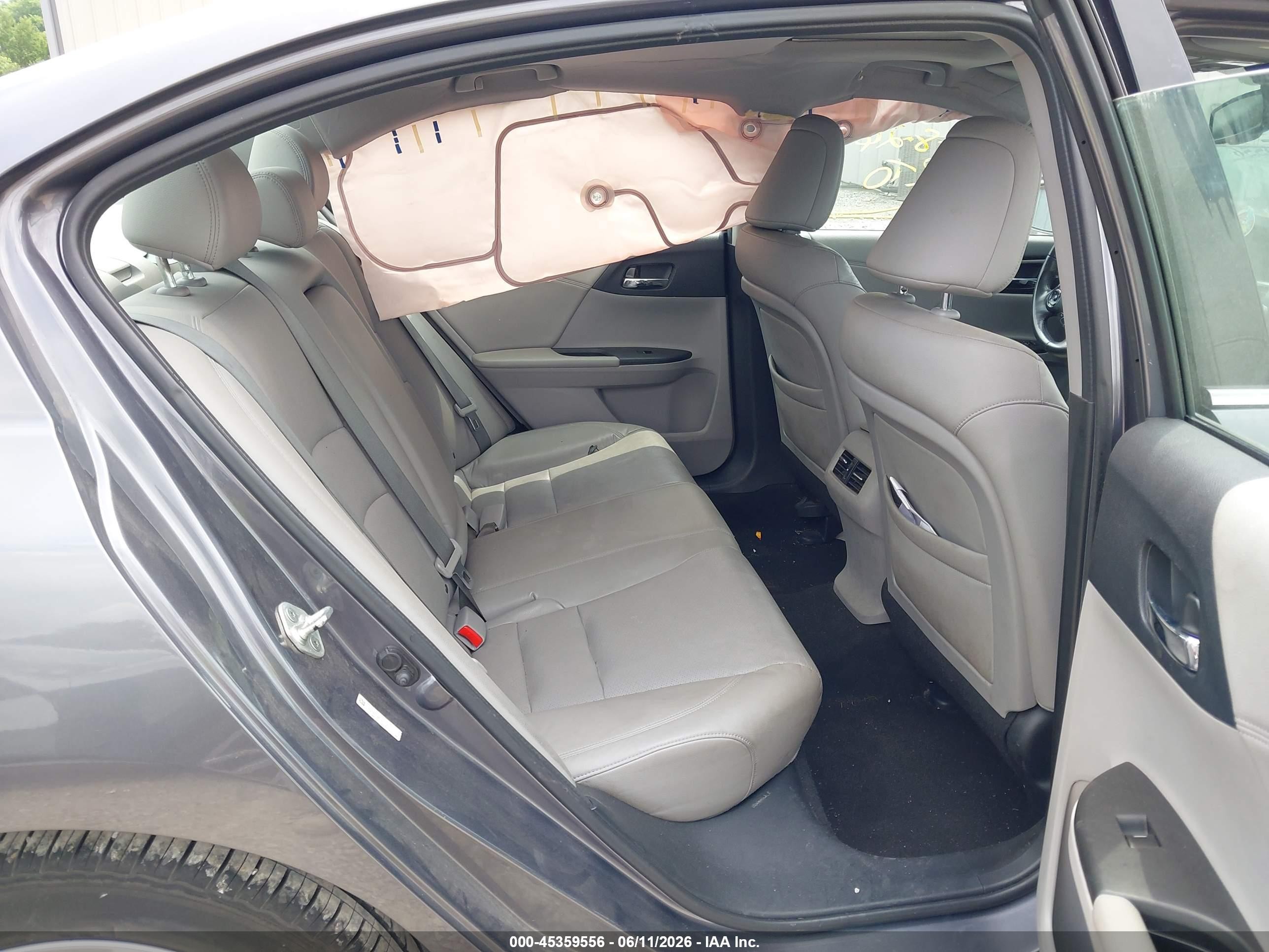 2013 Honda Accord Ex-l Gray vin: 1HGCR2F86DA170411