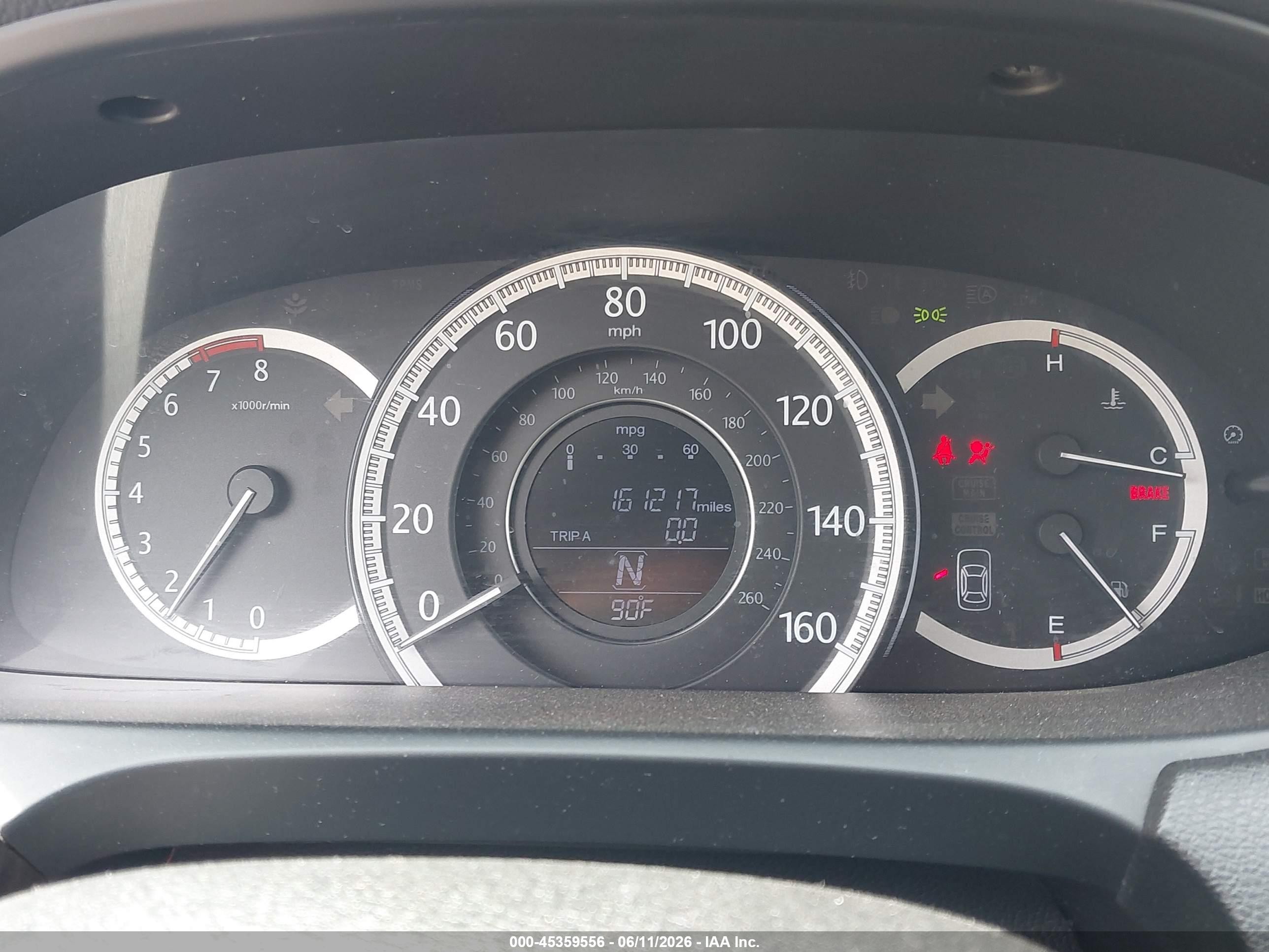 2013 Honda Accord Ex-l Gray vin: 1HGCR2F86DA170411