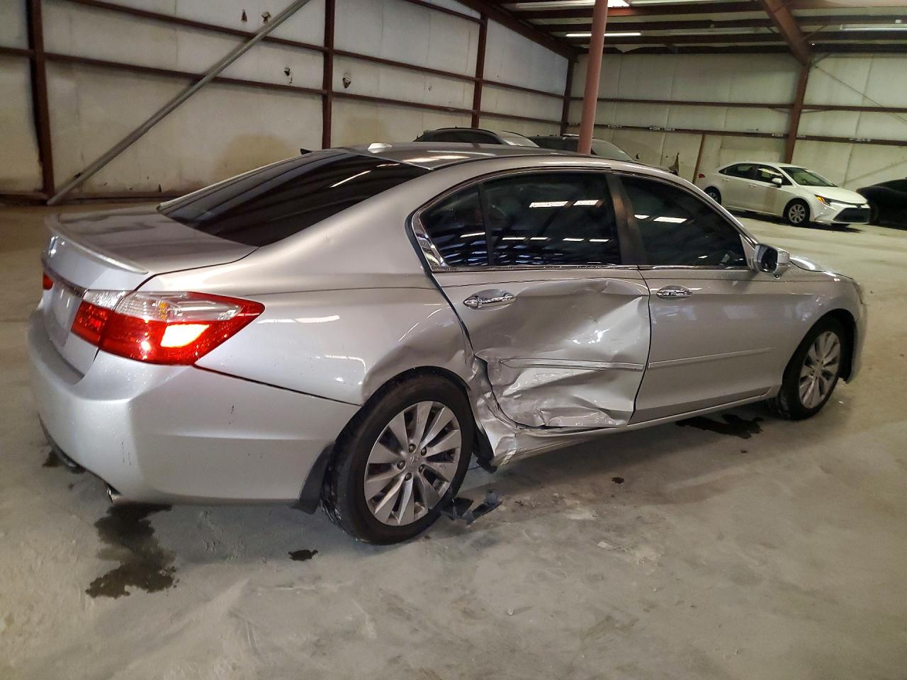 2013 Honda Accord Exl Silver vin: 1HGCR2F86DA178394