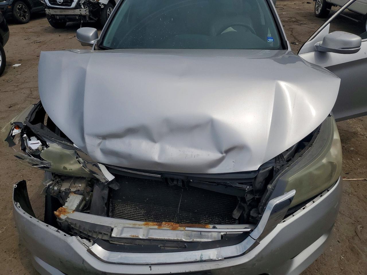 2013 Honda Accord Exl Silver vin: 1HGCR2F86DA183532