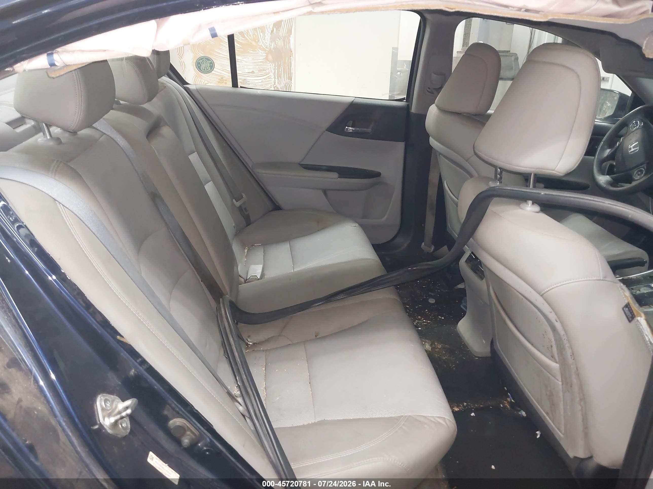 2013 Honda Accord Ex-l Blue vin: 1HGCR2F86DA183546