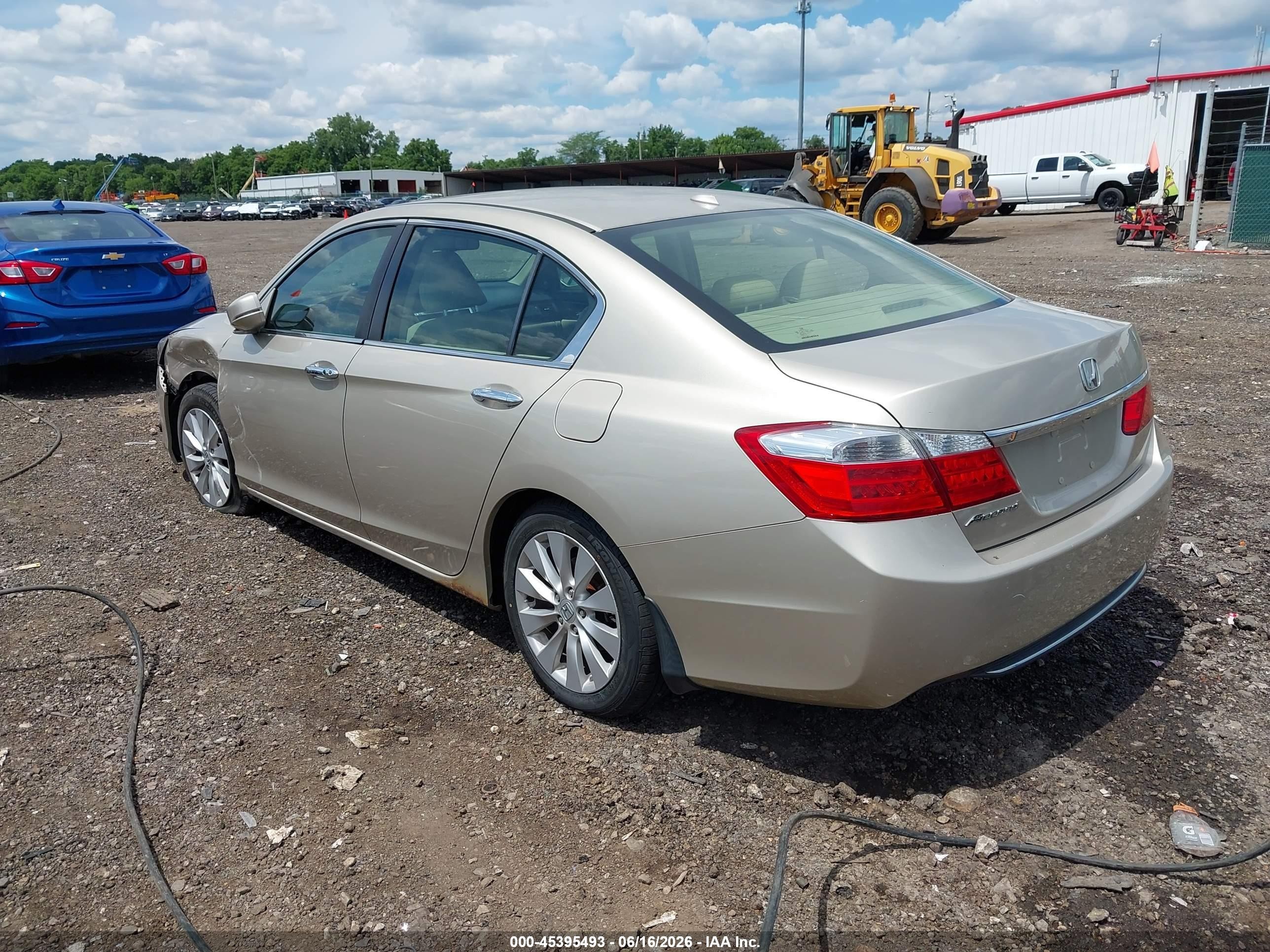 2013 Honda Accord Ex-l Champagne vin: 1HGCR2F86DA188147