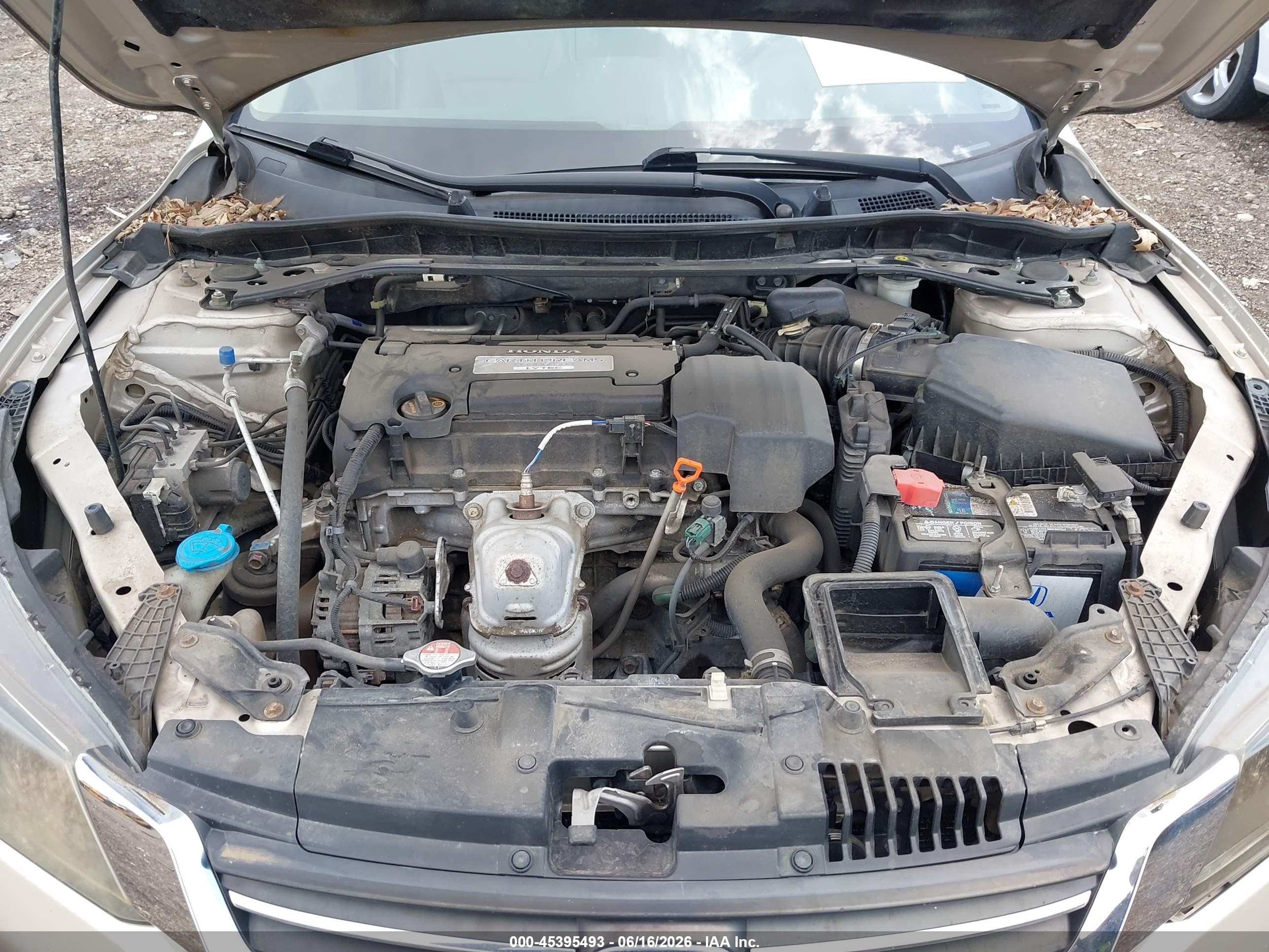2013 Honda Accord Ex-l Champagne vin: 1HGCR2F86DA188147