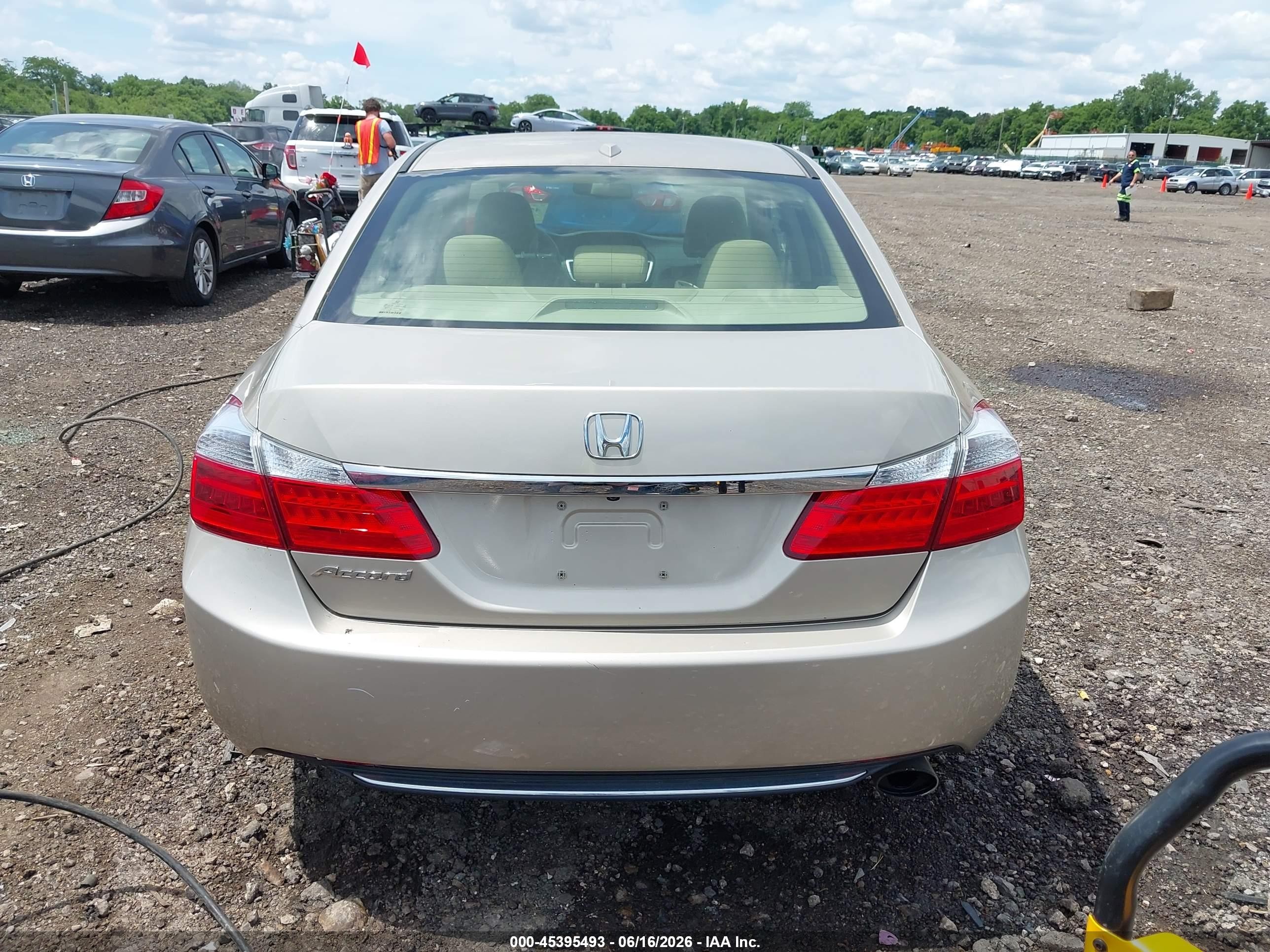 2013 Honda Accord Ex-l Champagne vin: 1HGCR2F86DA188147