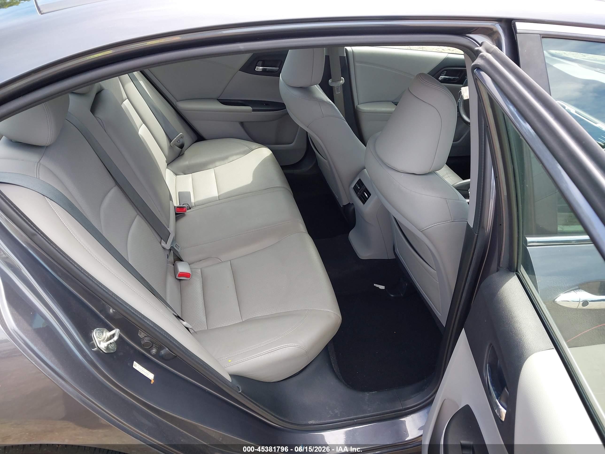 2013 Honda Accord Ex-l Gray vin: 1HGCR2F86DA204864