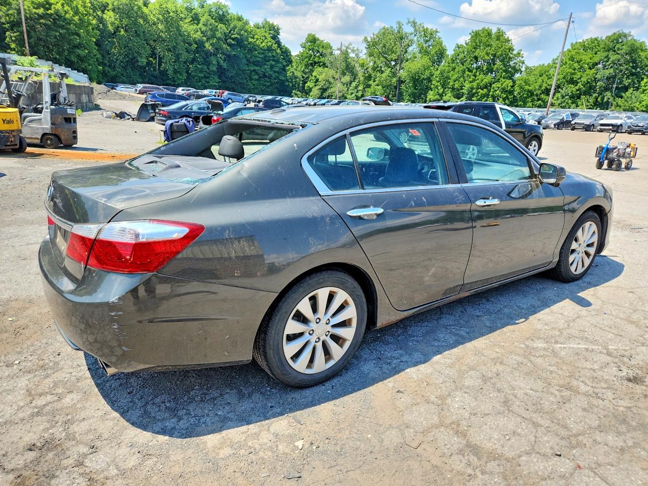 2013 Honda Accord Exl Gray vin: 1HGCR2F86DA223883