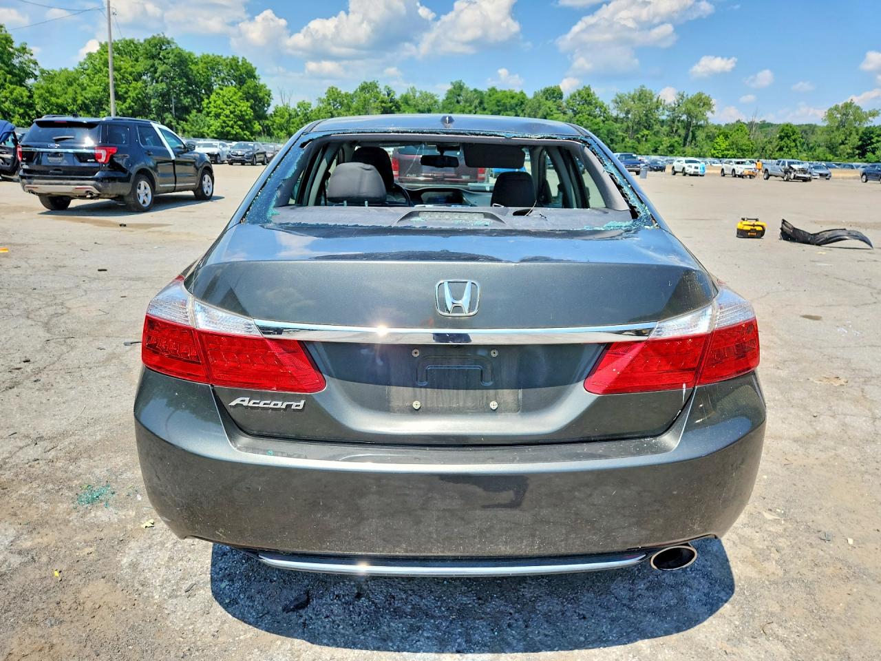 2013 Honda Accord Exl Gray vin: 1HGCR2F86DA223883