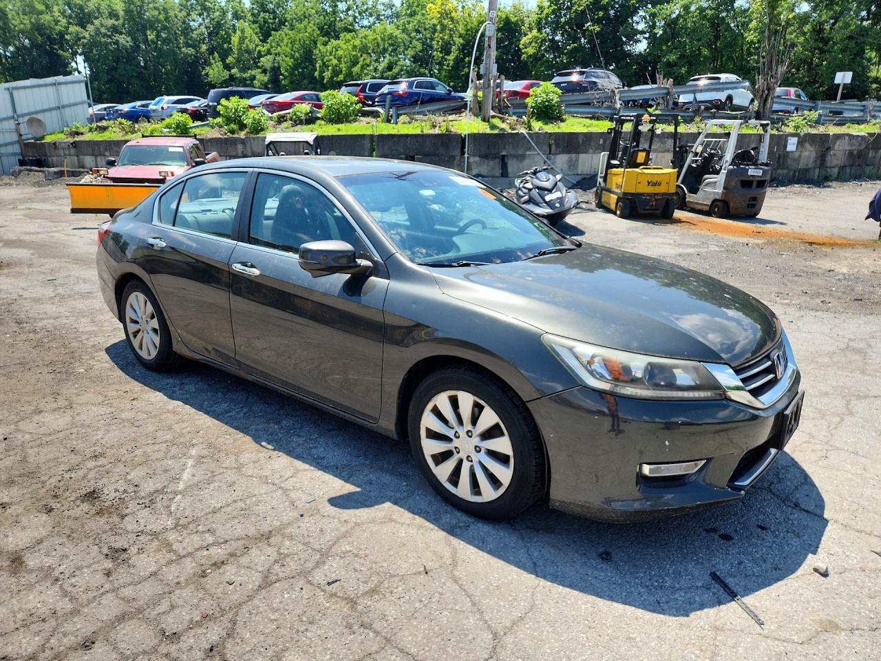 2013 Honda Accord Exl Gray vin: 1HGCR2F86DA223883