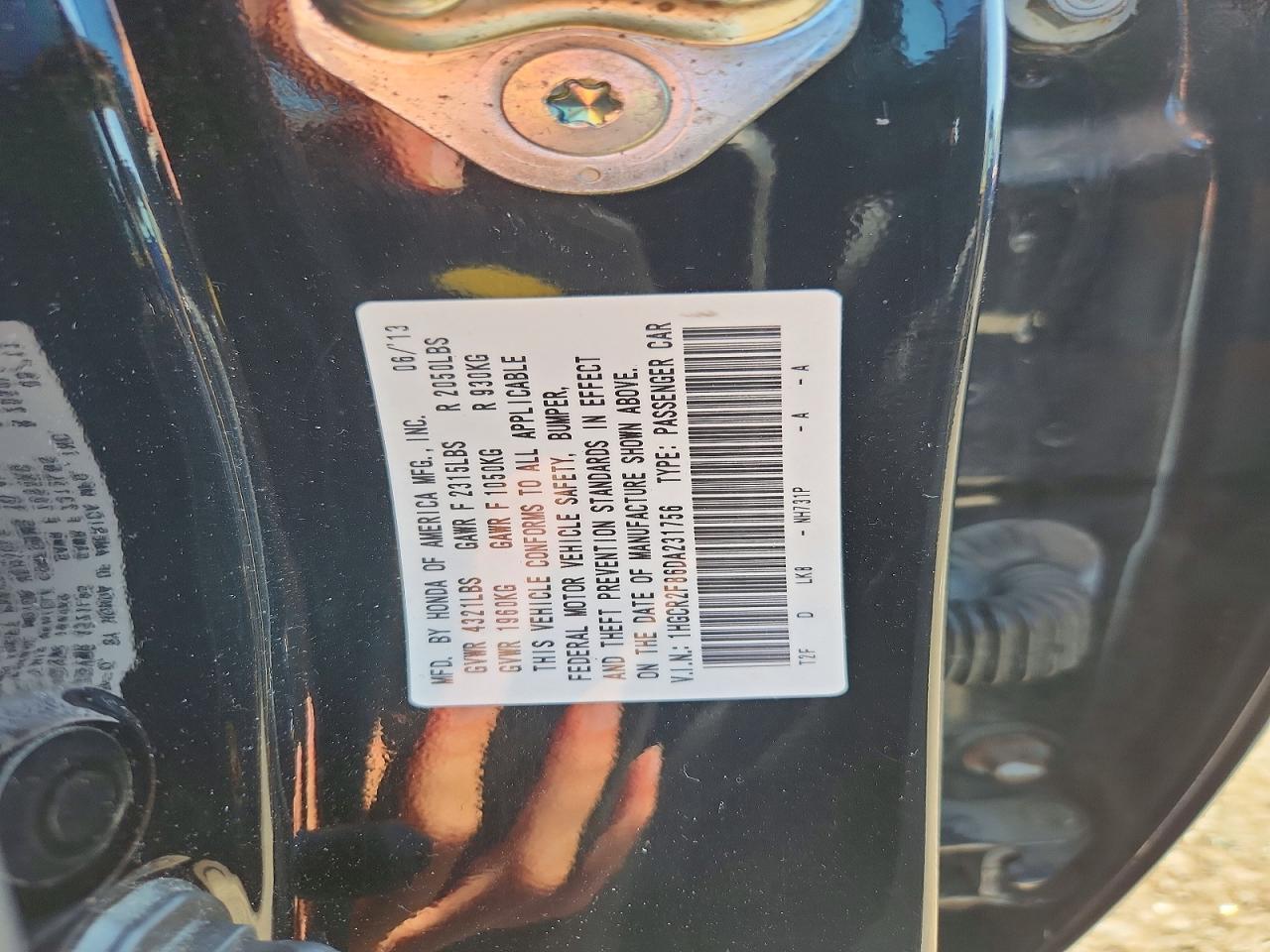 2013 Honda Accord Exl Black vin: 1HGCR2F86DA231756