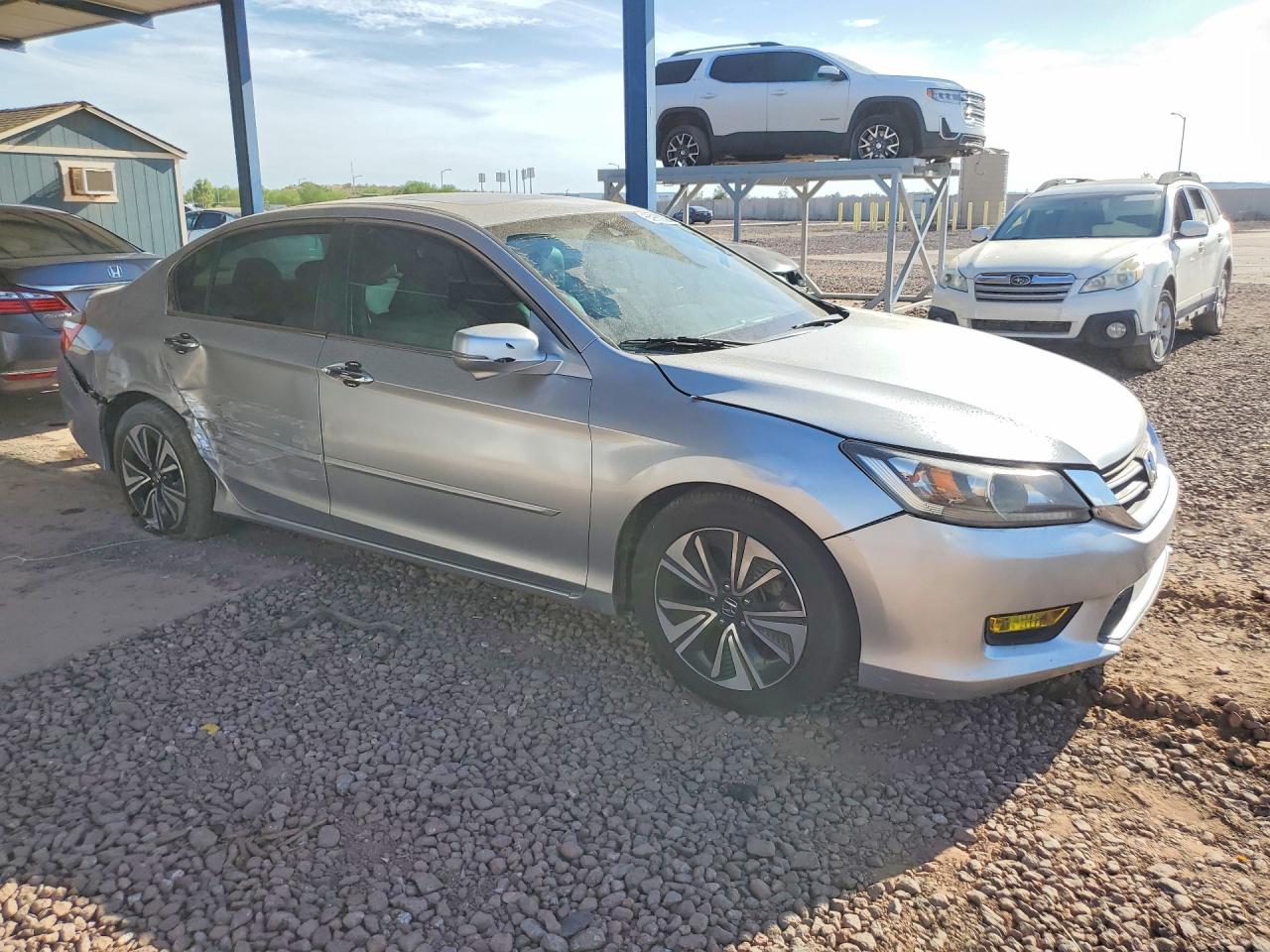 2013 Honda Accord Exl Silver vin: 1HGCR2F86DA238240