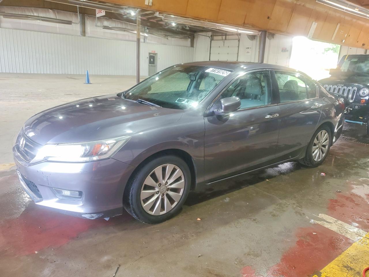 2014 Honda Accord Exl Gray vin: 1HGCR2F86EA010076