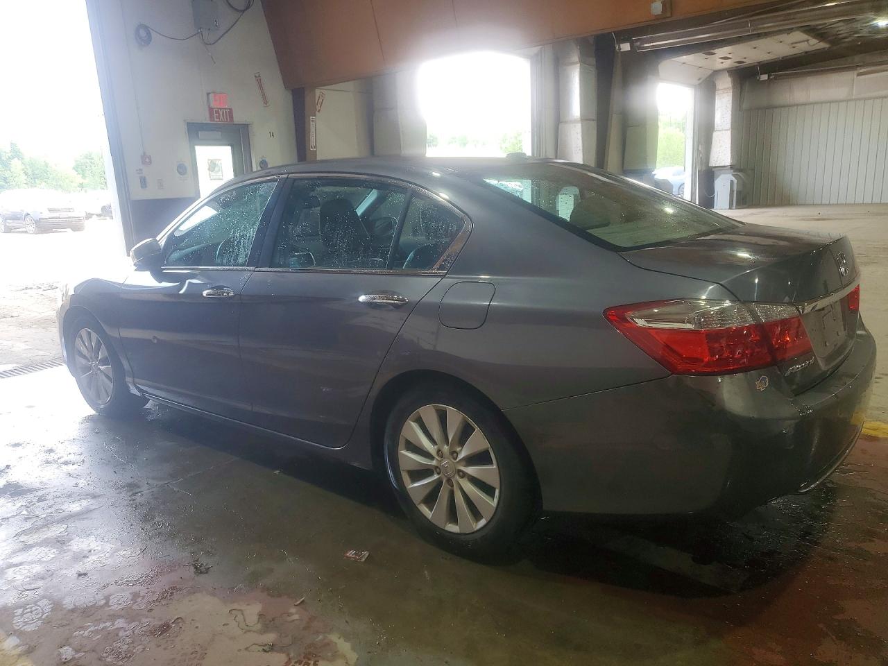 2014 Honda Accord Exl Gray vin: 1HGCR2F86EA010076