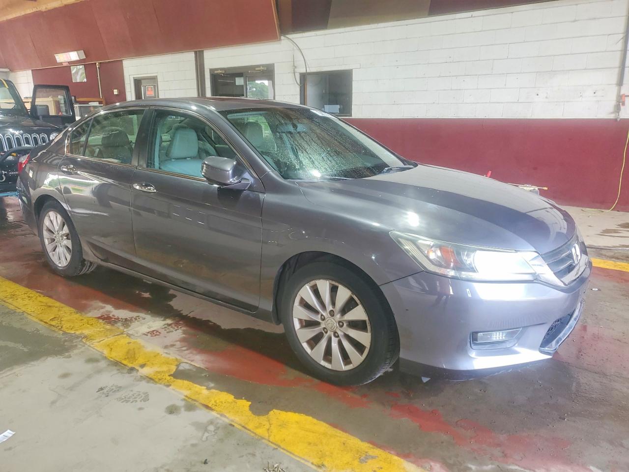 2014 Honda Accord Exl Gray vin: 1HGCR2F86EA010076