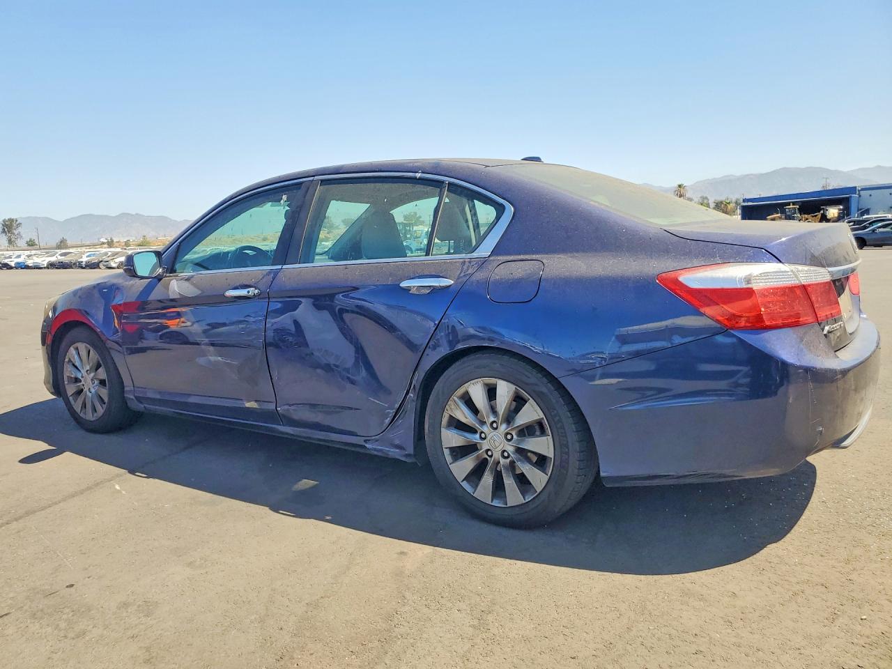2014 Honda Accord Exl Blue vin: 1HGCR2F86EA026939