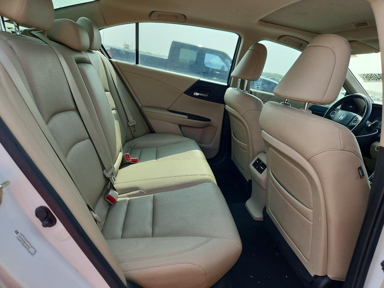 2014 Honda Accord Exl White vin: 1HGCR2F86EA061013