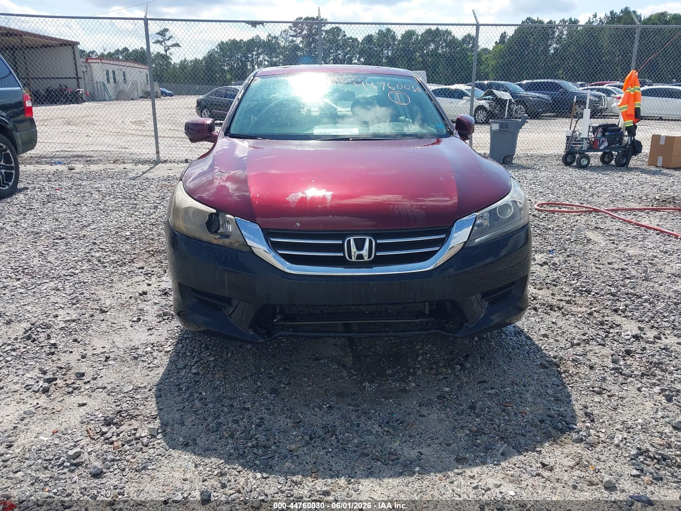 2014 Honda Accord Ex-l Burgundy vin: 1HGCR2F86EA071007