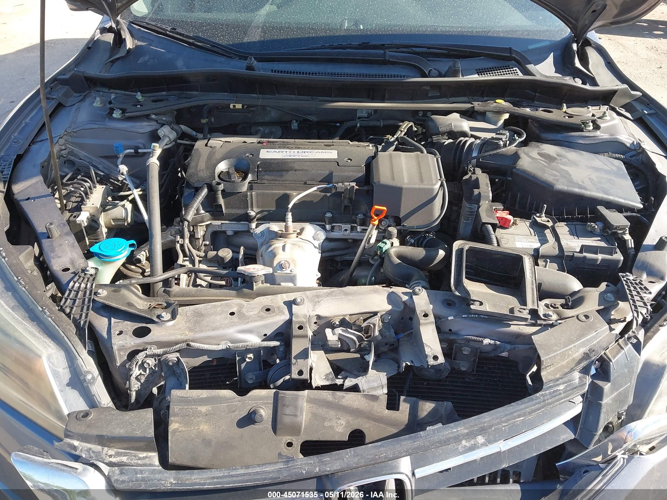 2014 Honda Accord Ex-l Gray vin: 1HGCR2F86EA085151