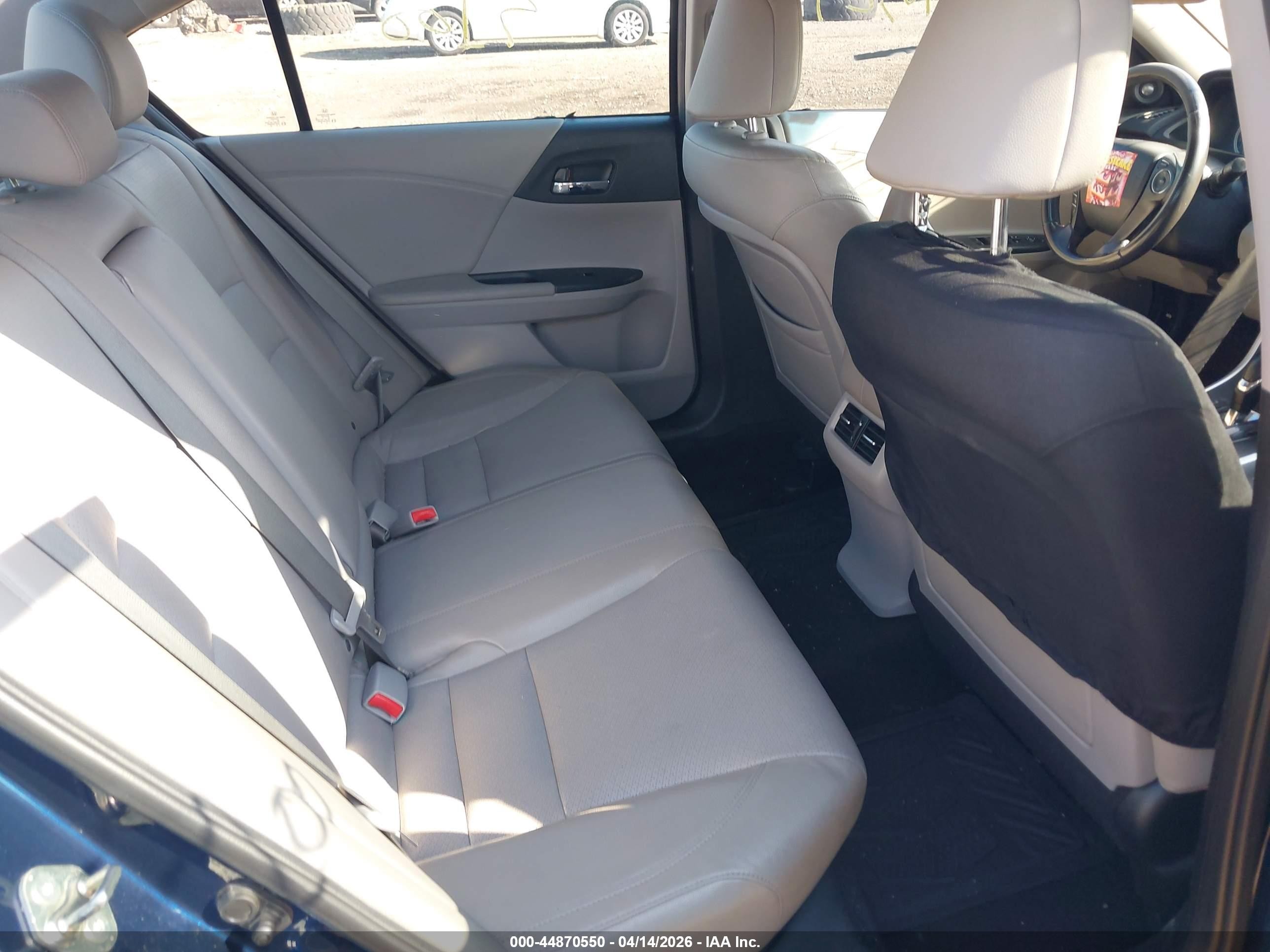2014 Honda Accord Ex-l Blue vin: 1HGCR2F86EA100098