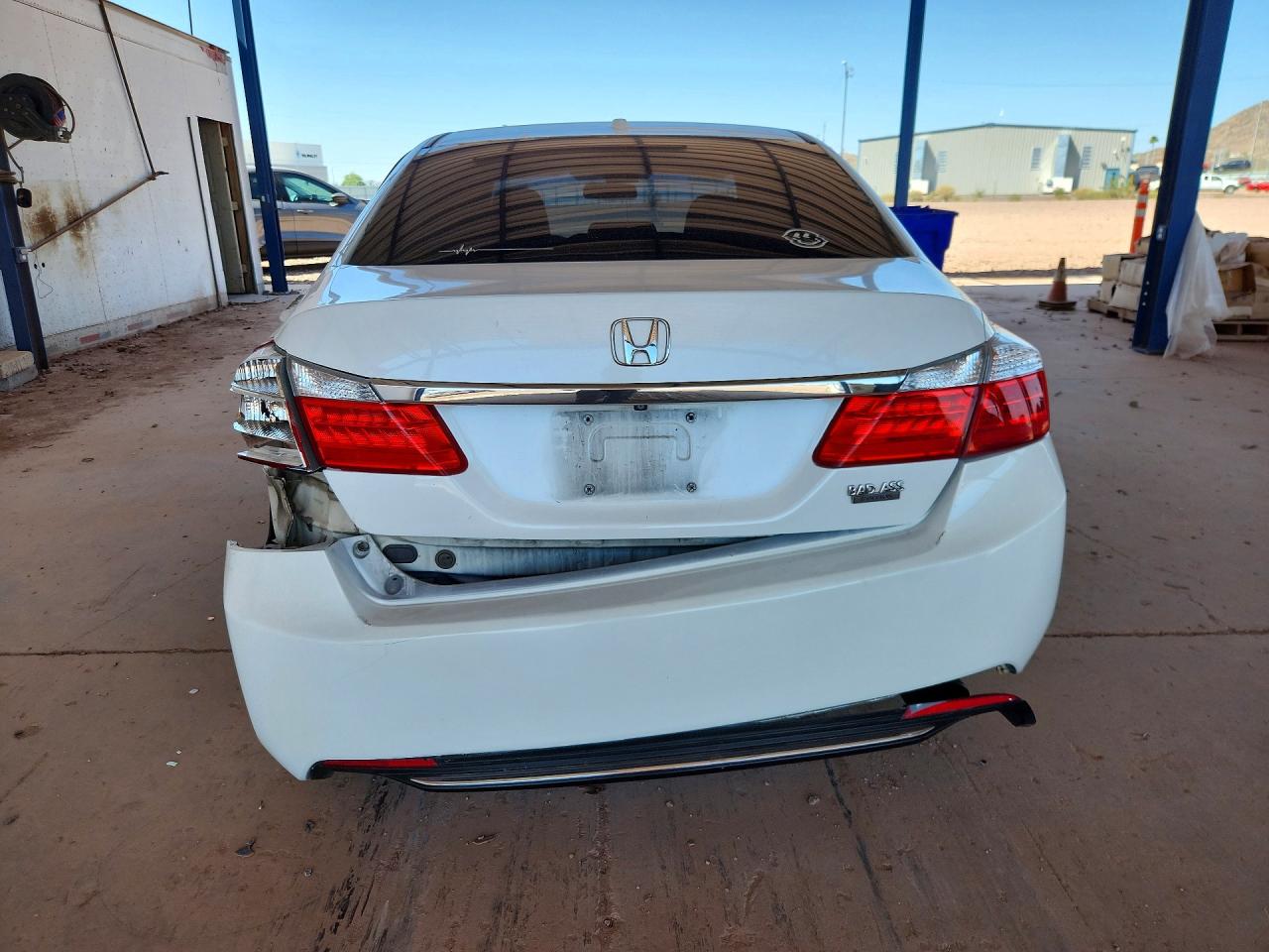 2014 Honda Accord Exl Белый vin: 1HGCR2F86EA123154
