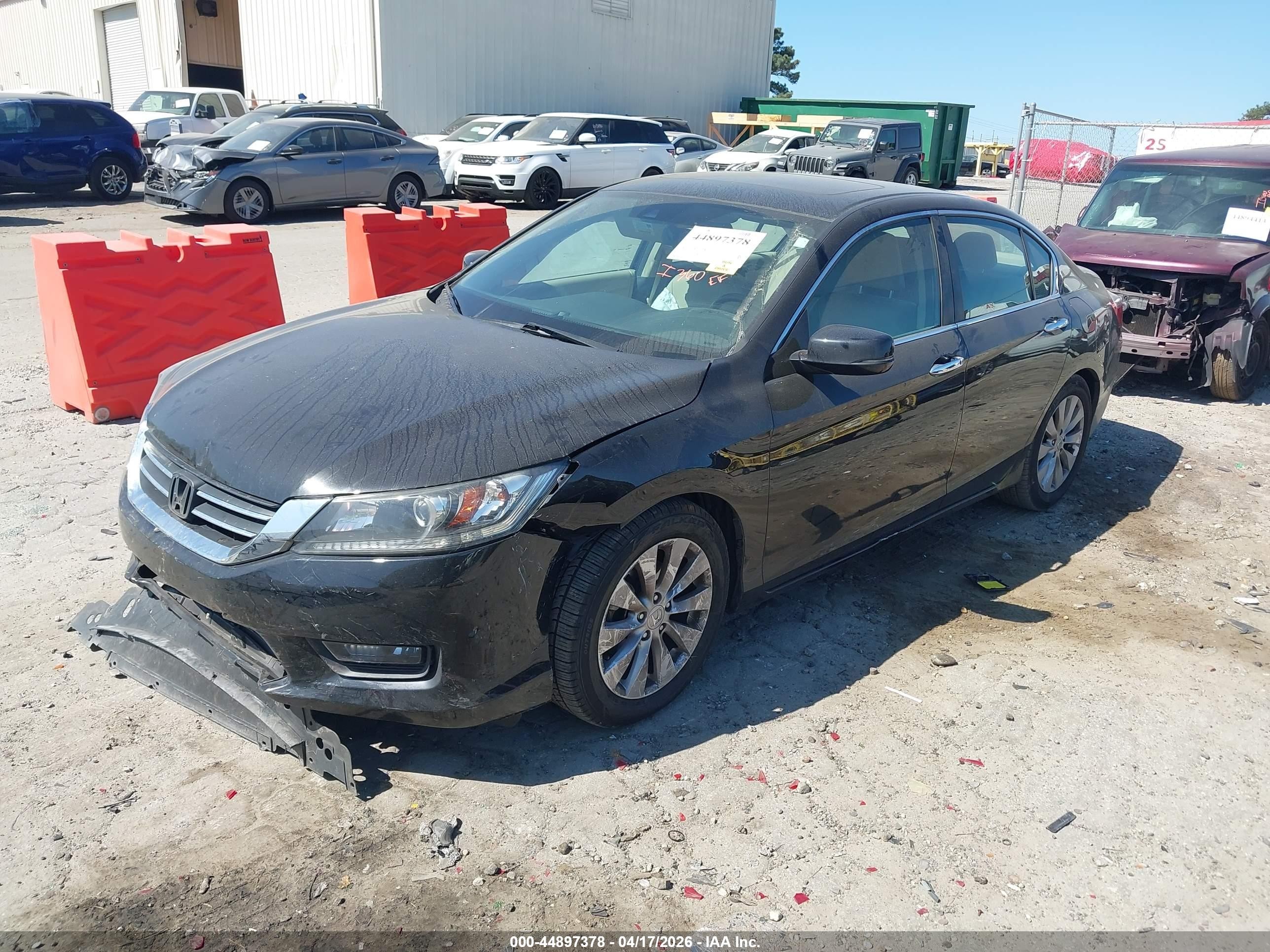 2014 Honda Accord Ex-l Black vin: 1HGCR2F86EA126622