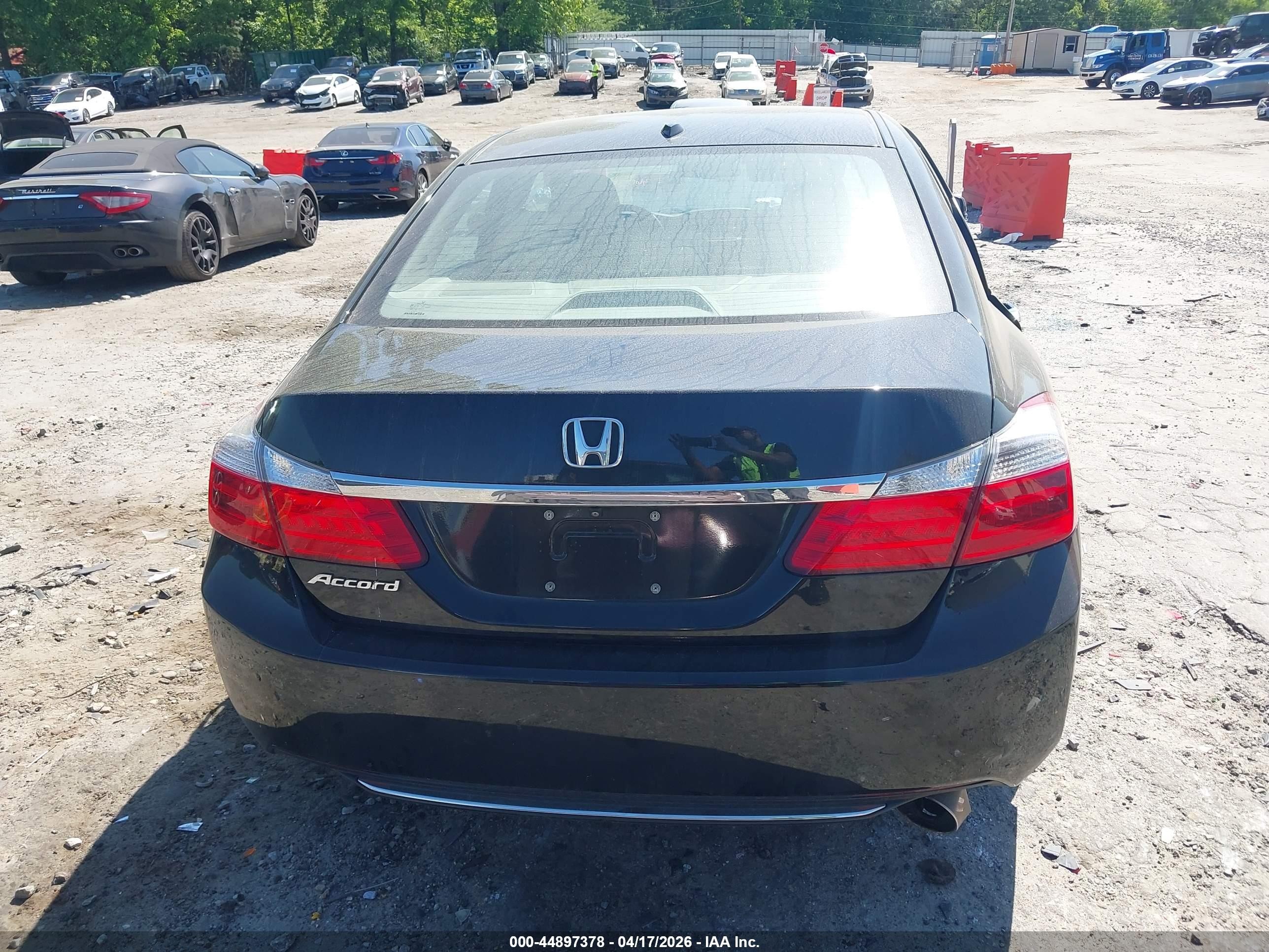 2014 Honda Accord Ex-l Black vin: 1HGCR2F86EA126622