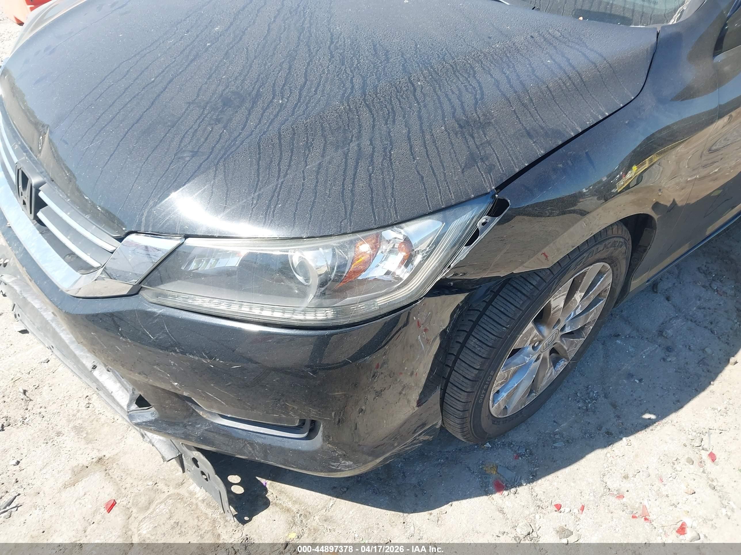 2014 Honda Accord Ex-l Black vin: 1HGCR2F86EA126622