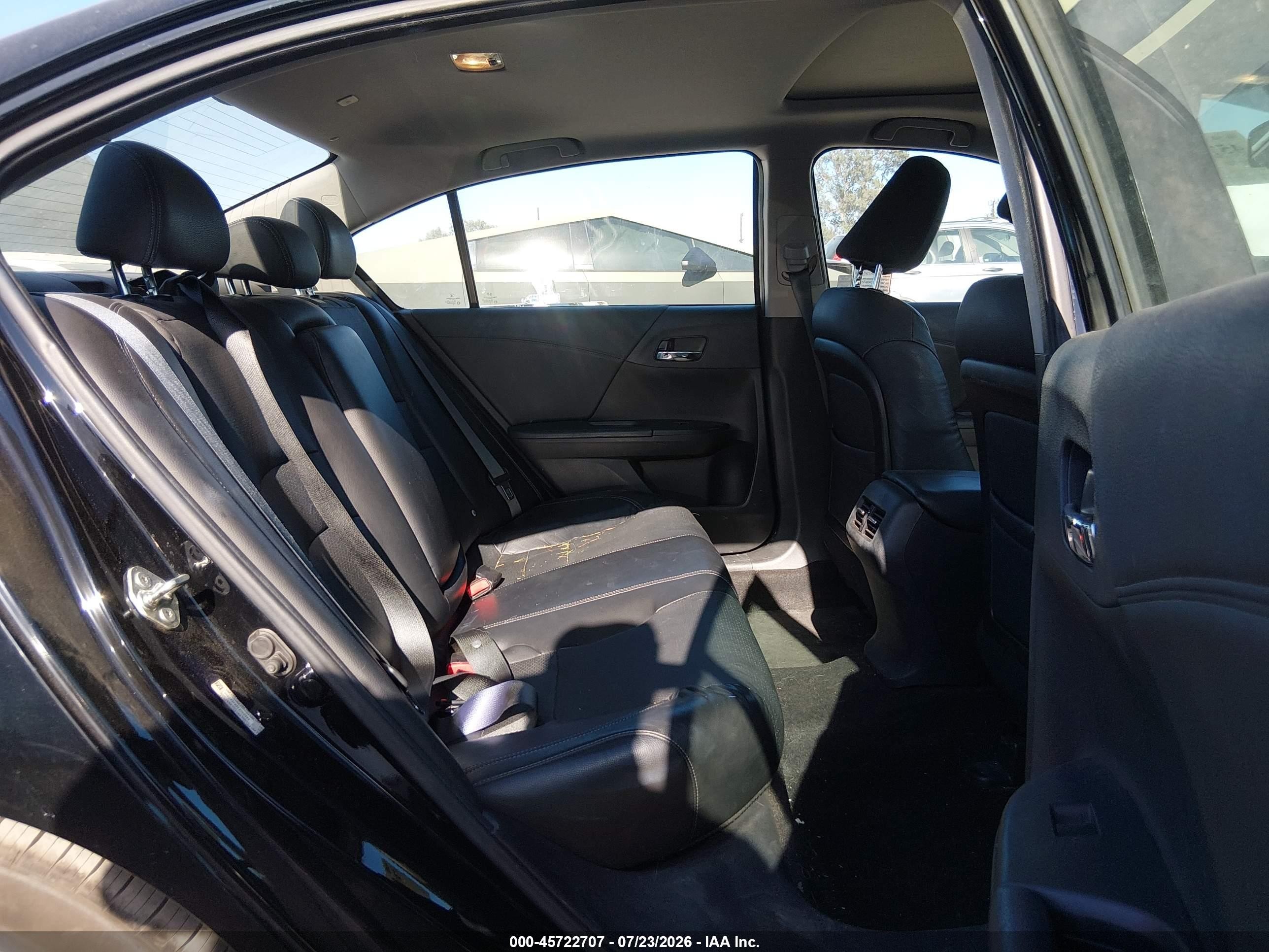 2014 Honda Accord Ex-l Black vin: 1HGCR2F86EA160964