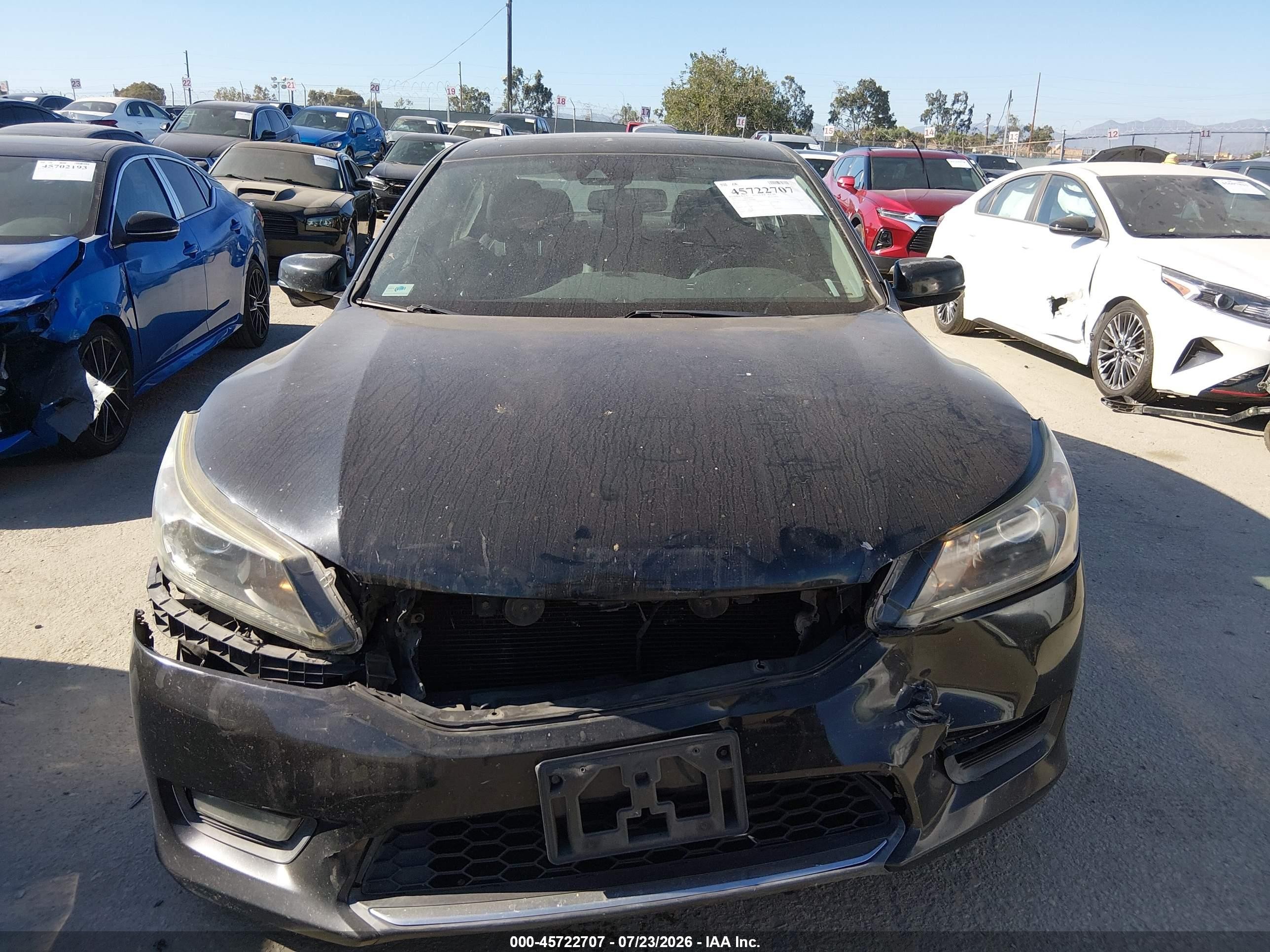 2014 Honda Accord Ex-l Black vin: 1HGCR2F86EA160964