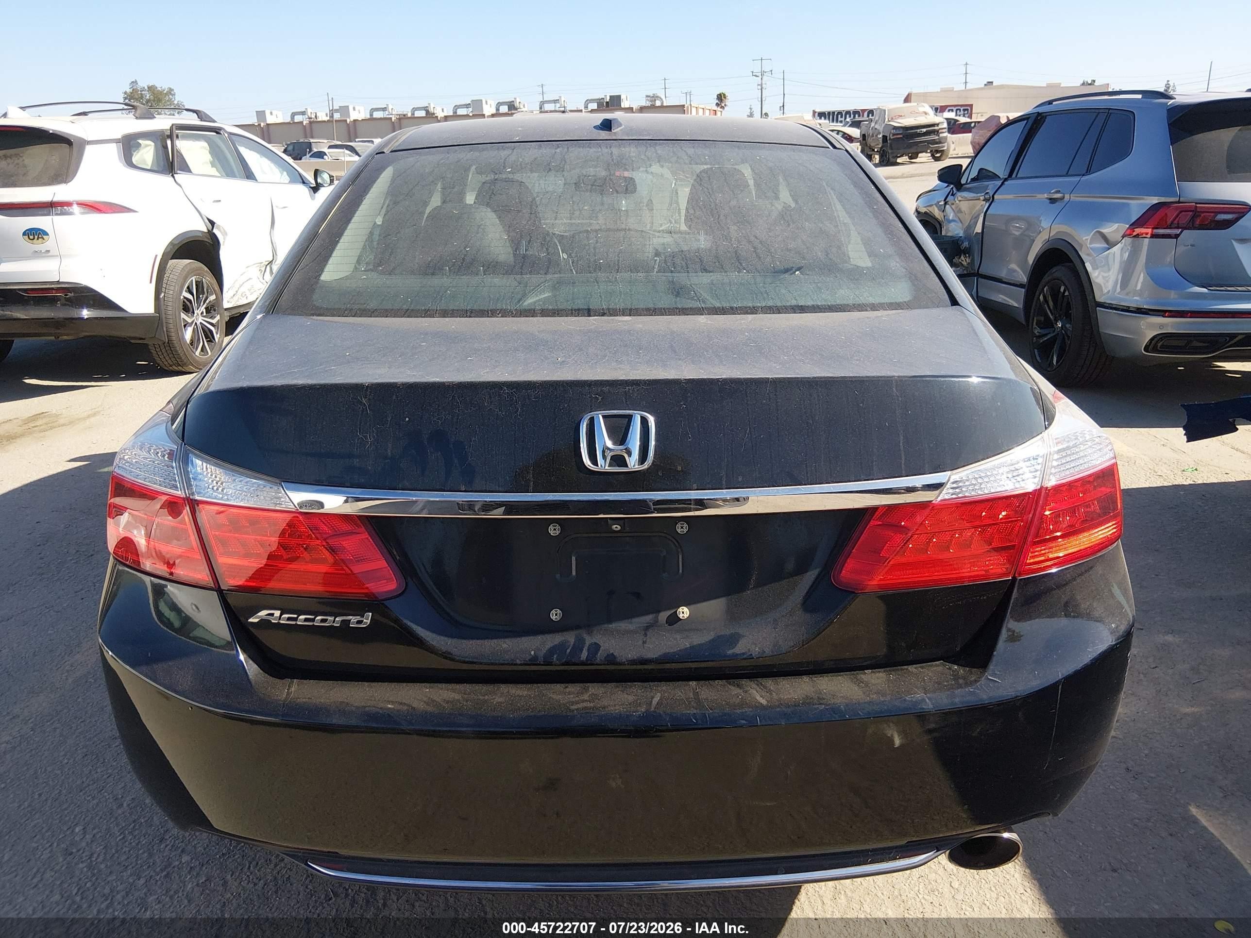 2014 Honda Accord Ex-l Black vin: 1HGCR2F86EA160964