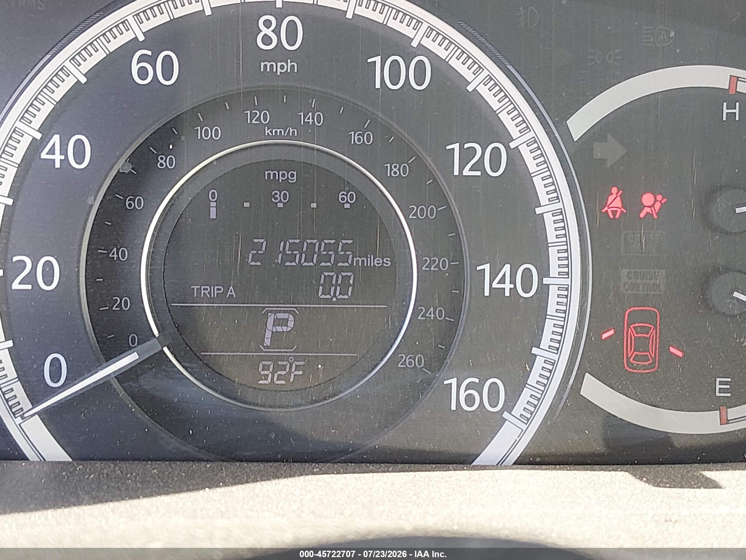 2014 Honda Accord Ex-l Black vin: 1HGCR2F86EA160964