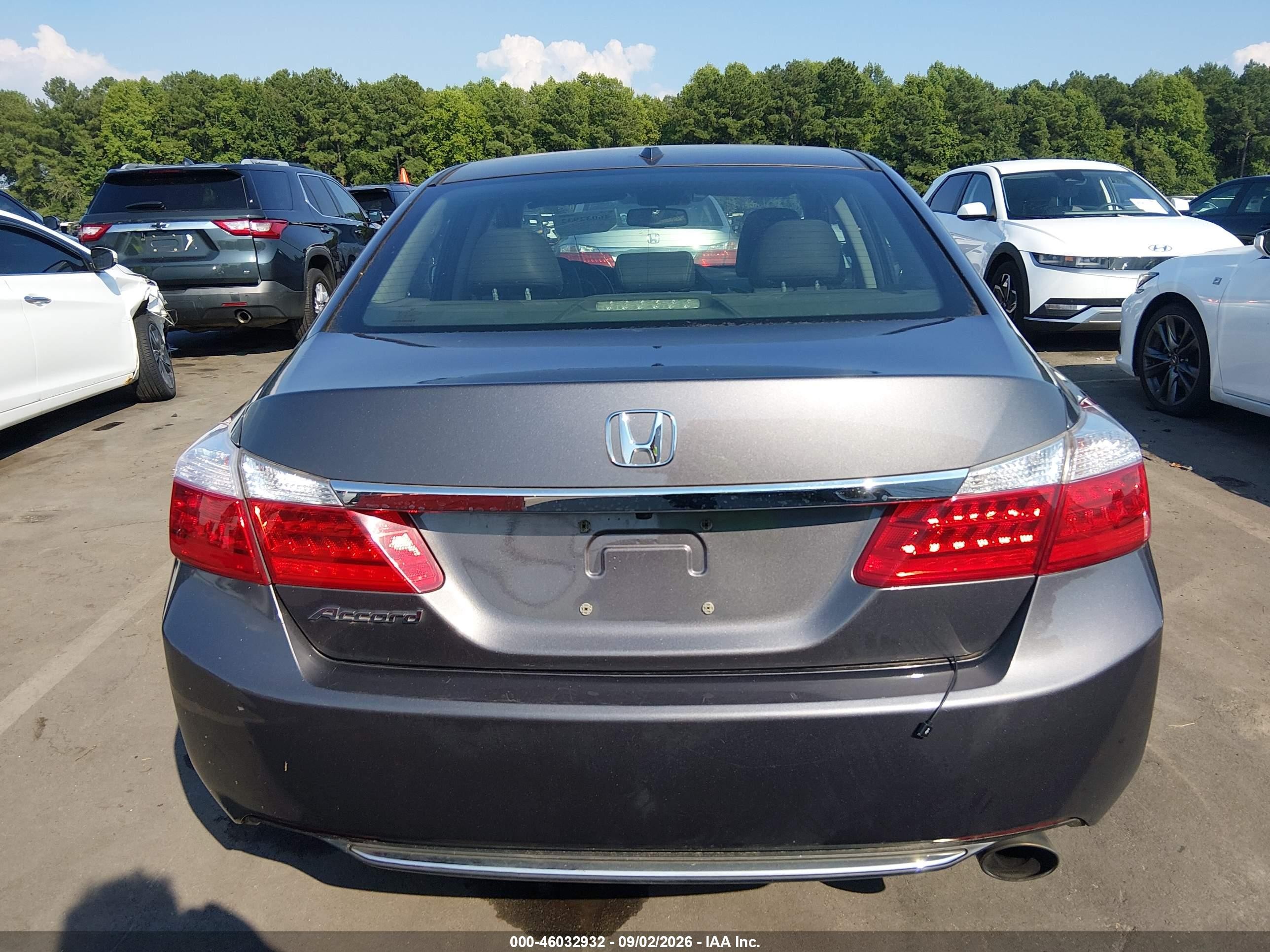2014 Honda Accord Ex-l Серый vin: 1HGCR2F86EA192216