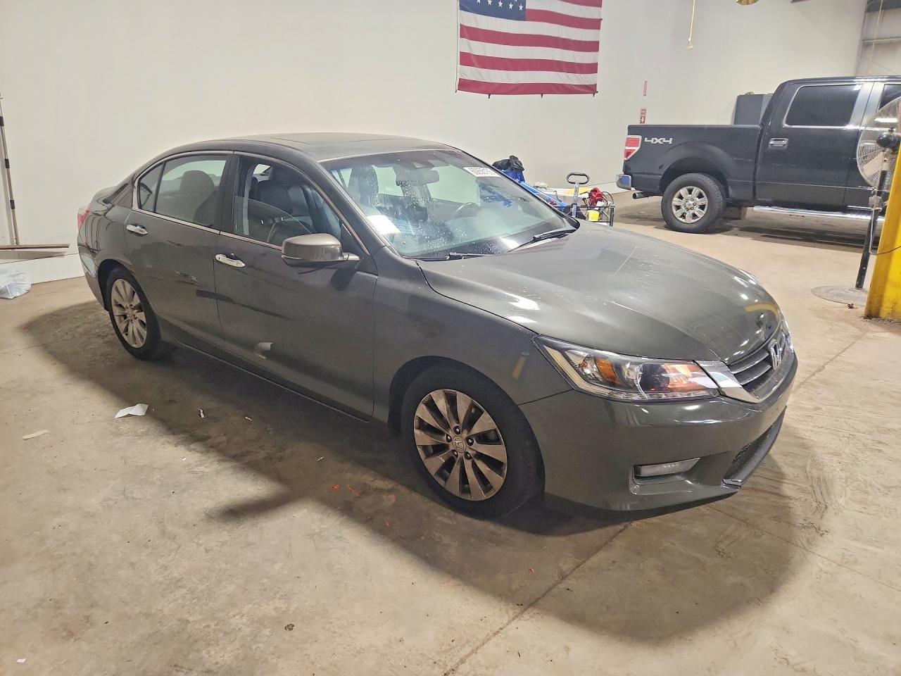 2014 Honda Accord Exl Gray vin: 1HGCR2F86EA200914