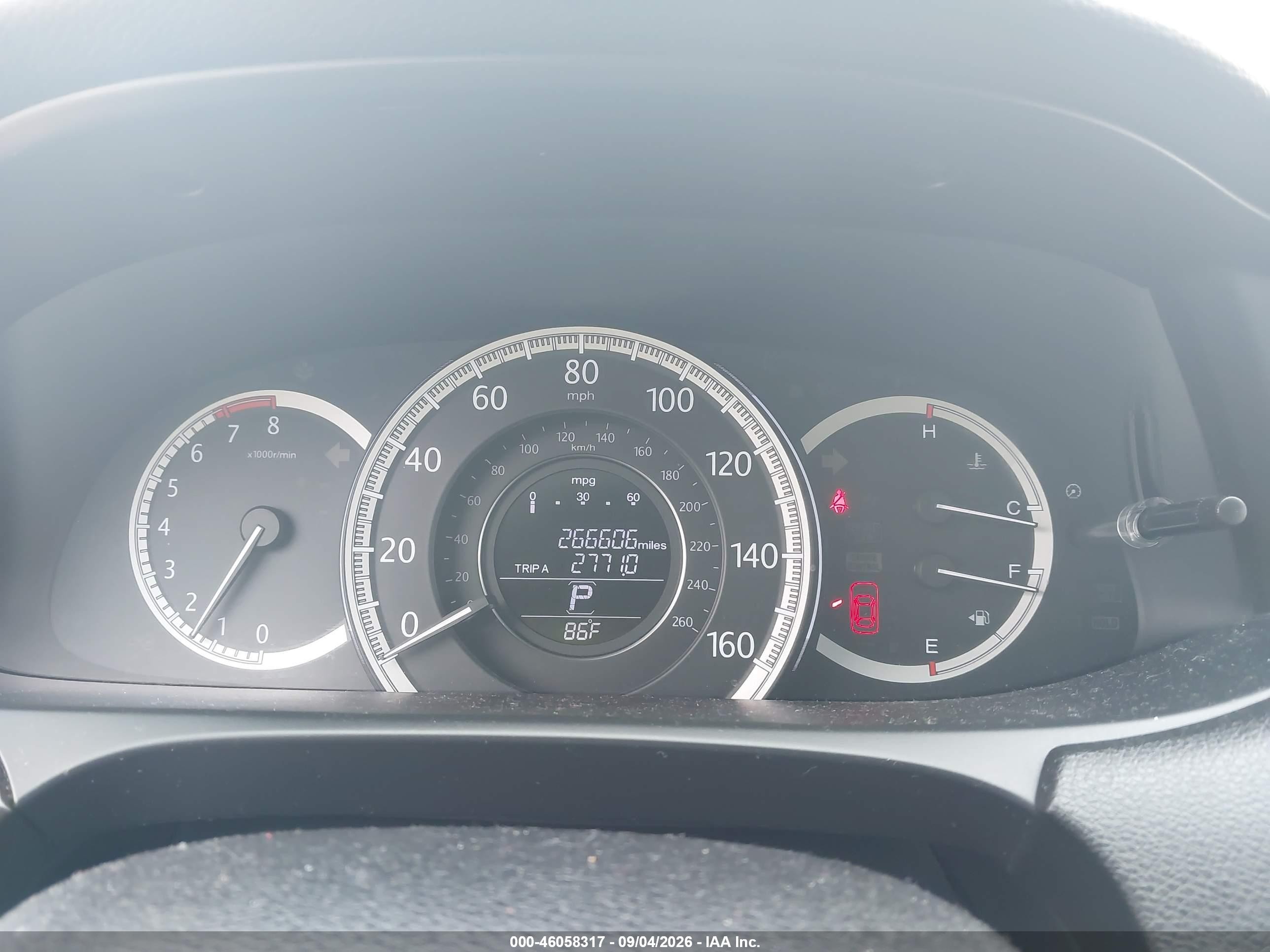 2014 Honda Accord Ex-l Brown vin: 1HGCR2F86EA218748