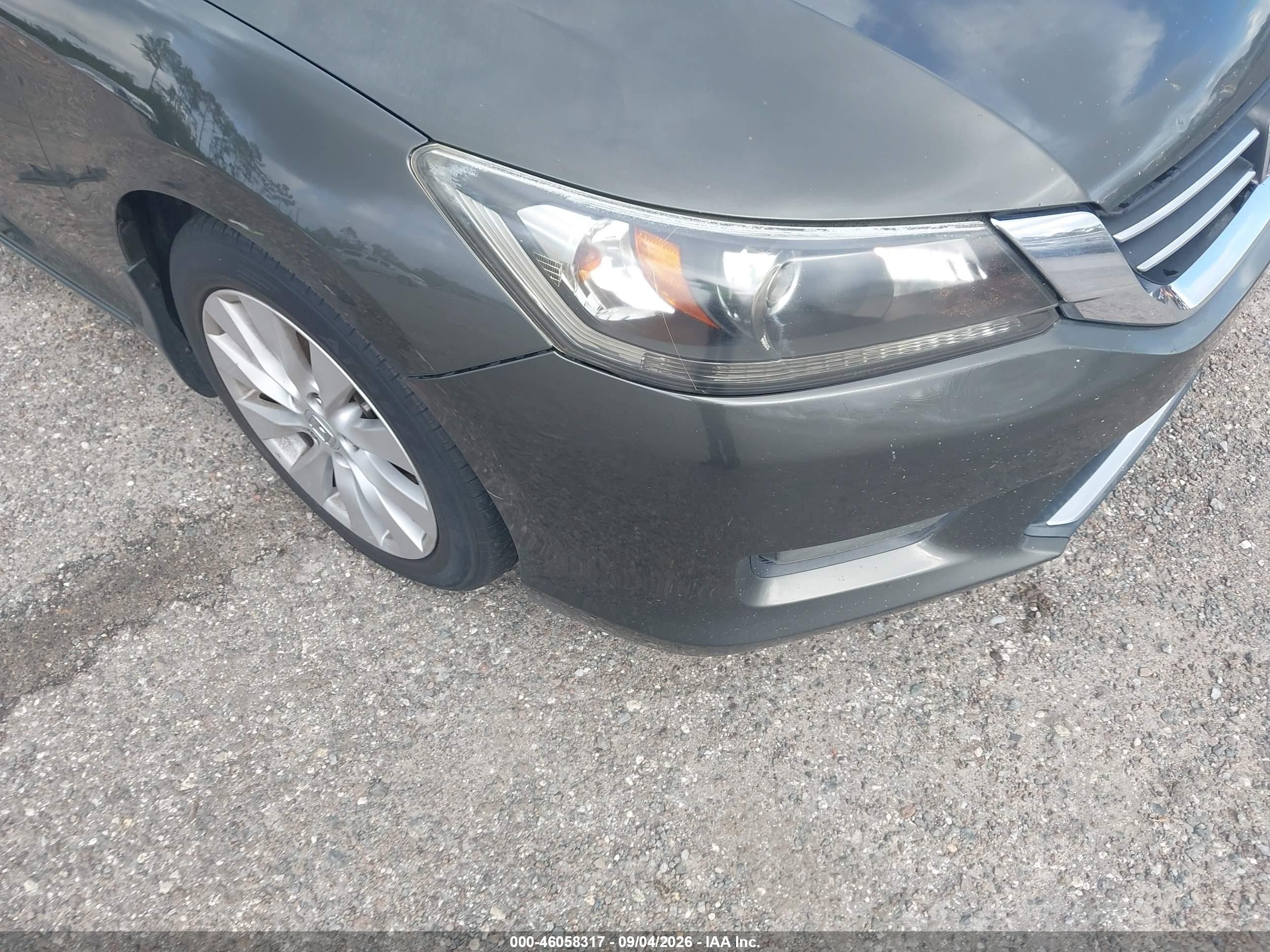 2014 Honda Accord Ex-l Brown vin: 1HGCR2F86EA218748