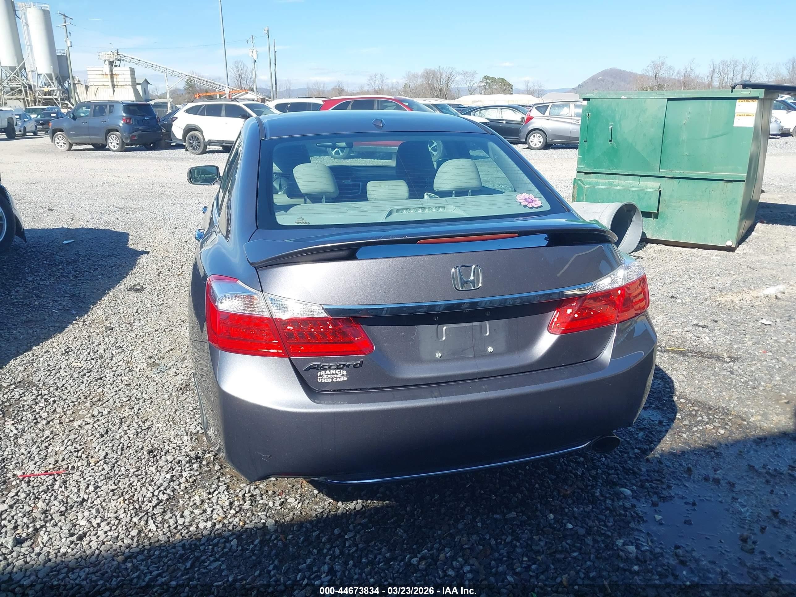 2014 Honda Accord Ex-l Gray vin: 1HGCR2F86EA224811