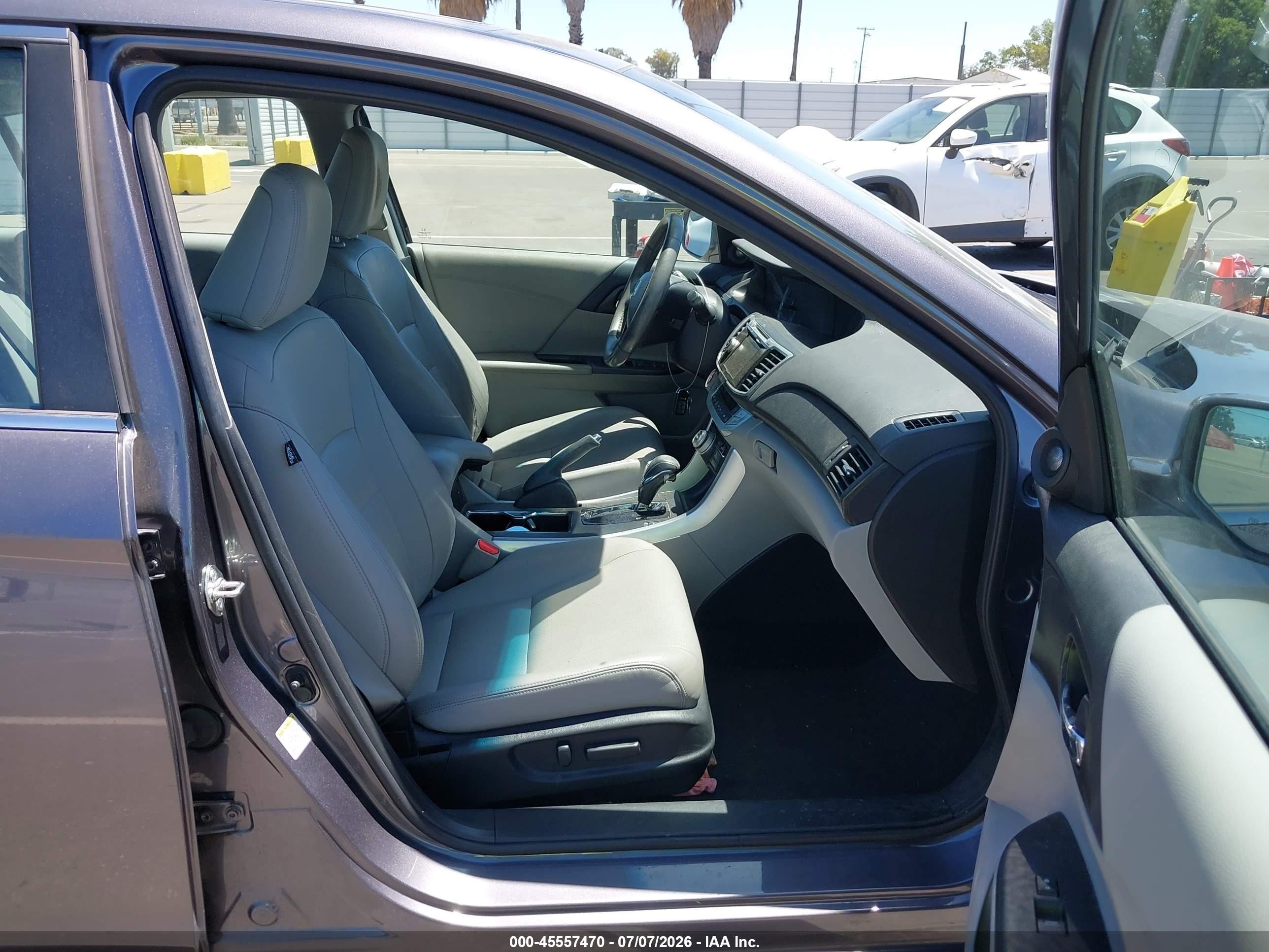 2014 Honda Accord Ex-l Gray vin: 1HGCR2F86EA273765