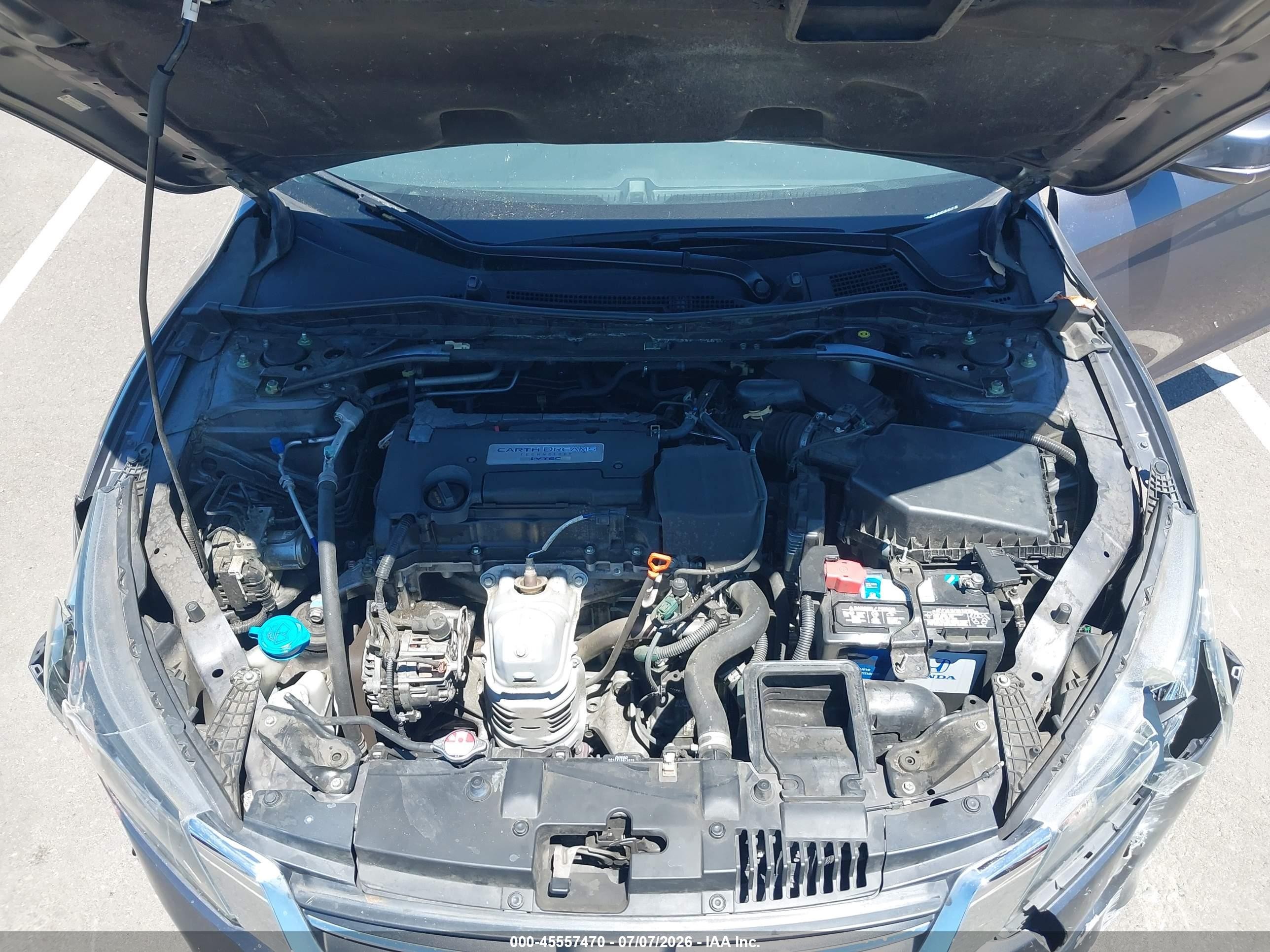 2014 Honda Accord Ex-l Gray vin: 1HGCR2F86EA273765