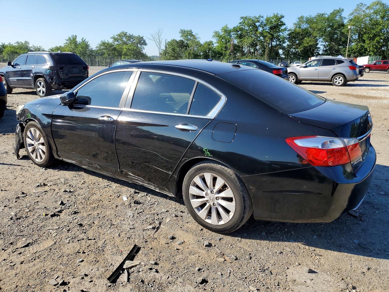 2015 Honda Accord Exl Black vin: 1HGCR2F86FA020351